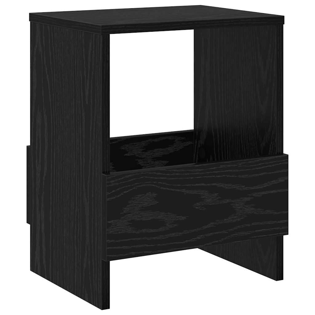 vidaXL Magazinregal Schwarz Eichen-Optik 35 x 30 x 45 cm