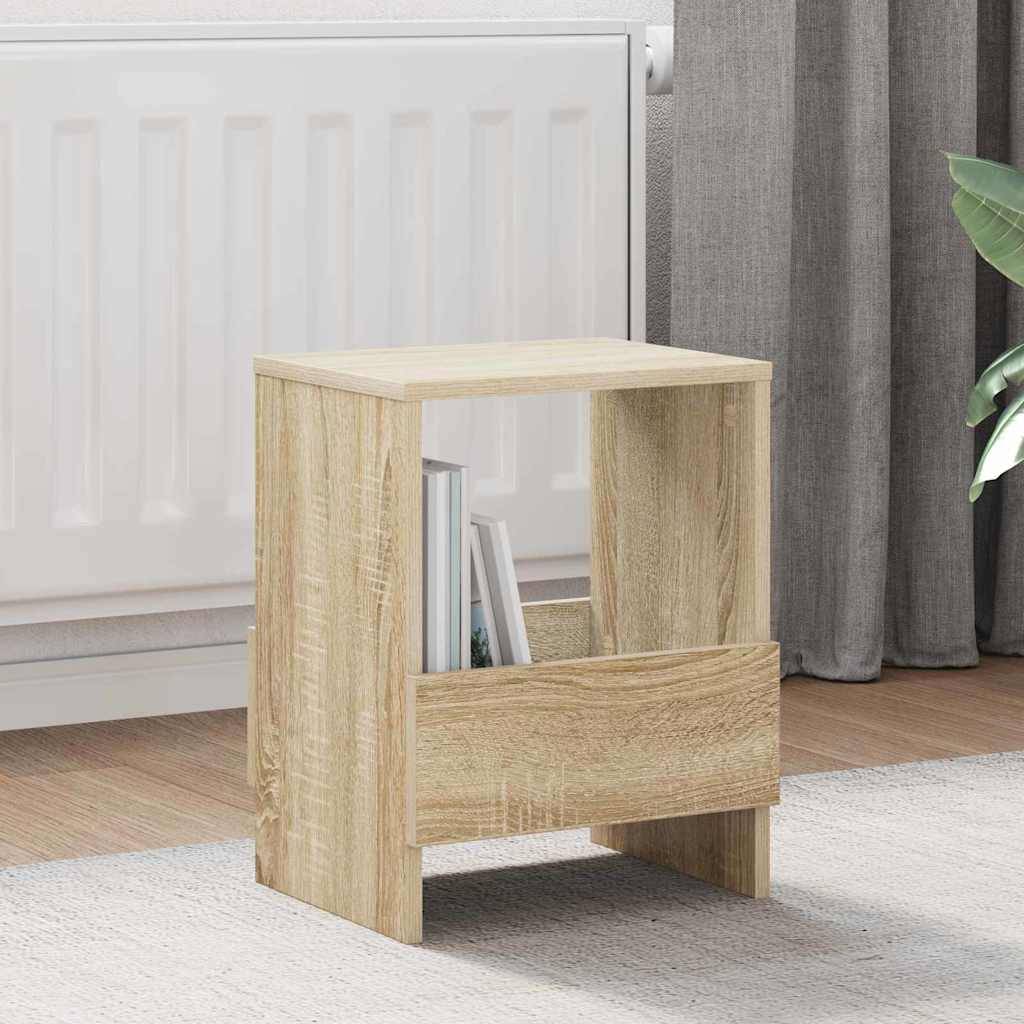 vidaXL Magazinregal Sonoma-Eiche 35 x 30 x 45 cm
