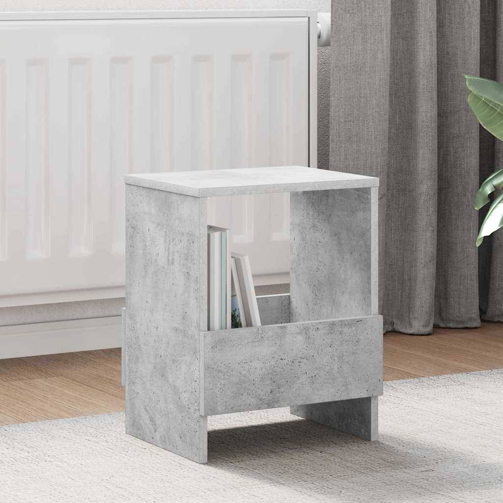 vidaXL Magazinregal Beton Grau 35 x 30 x 45 cm