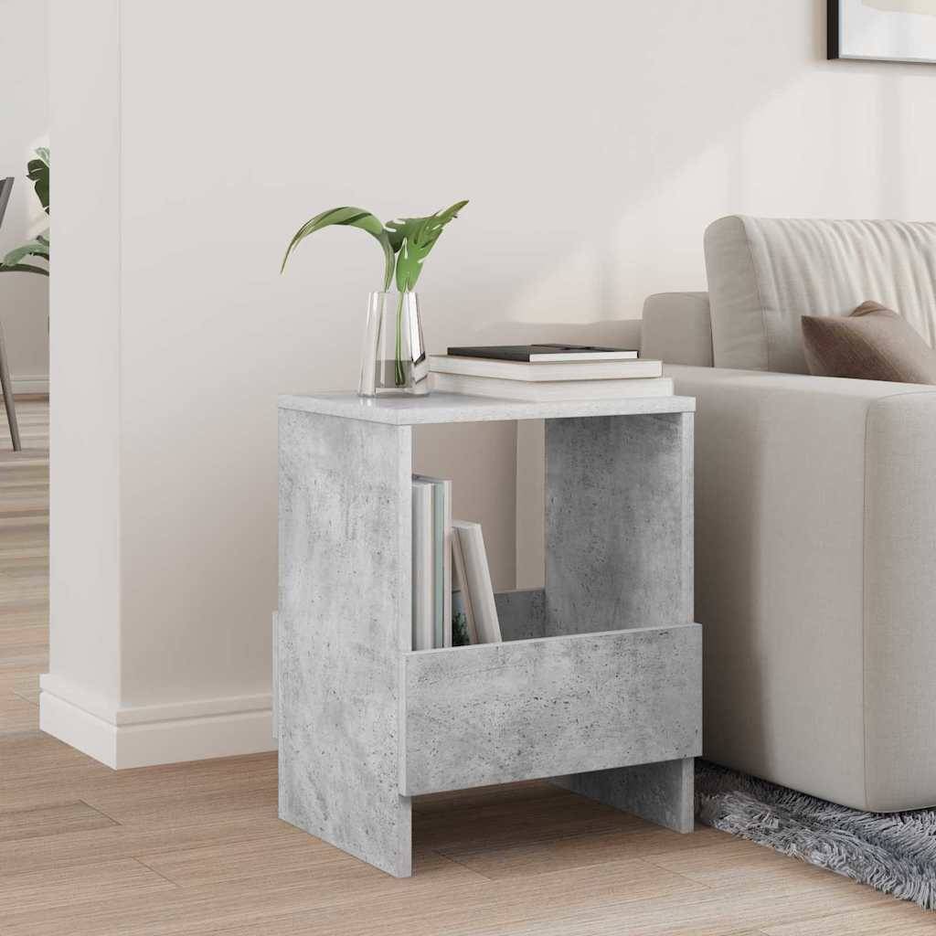 vidaXL Magazinregal Beton Grau 35 x 30 x 45 cm