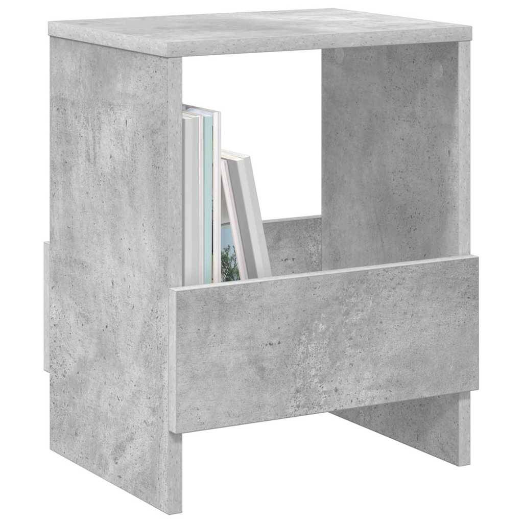 vidaXL Magazinregal Beton Grau 35 x 30 x 45 cm