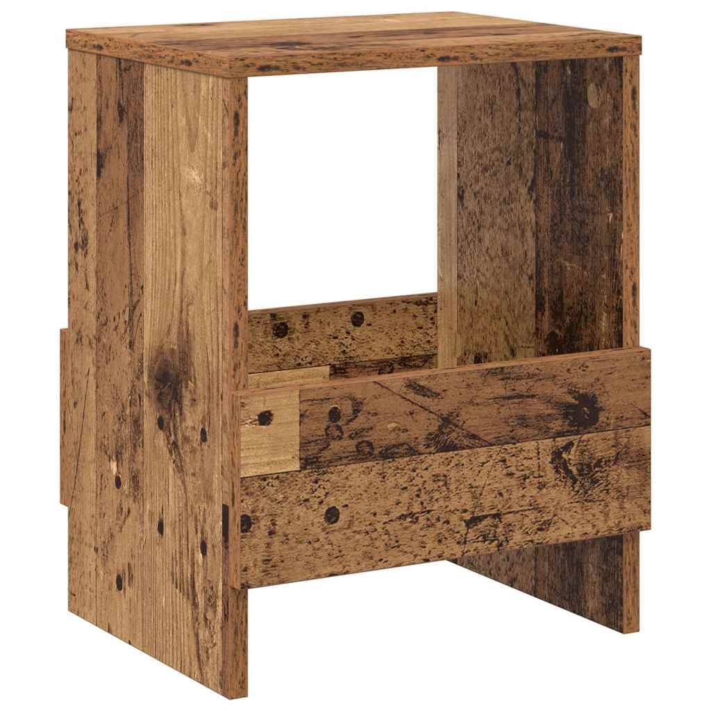 vidaXL Magazinregal Altholz 35 x 30 x 45 cm