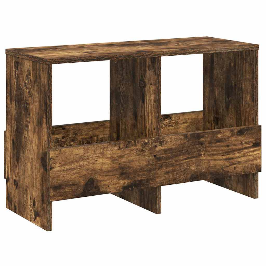 vidaXL Magazinregal Geräucherte Eiche 68,5 x 30 x 45 cm