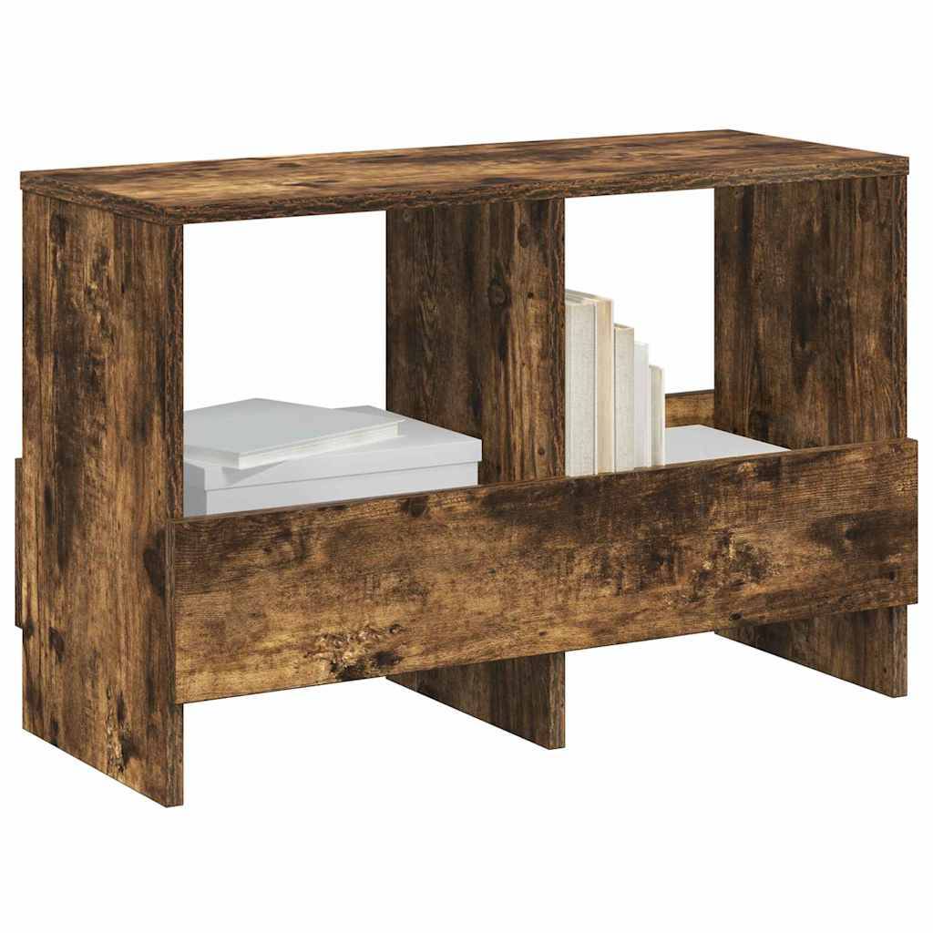 vidaXL Magazinregal Geräucherte Eiche 68,5 x 30 x 45 cm