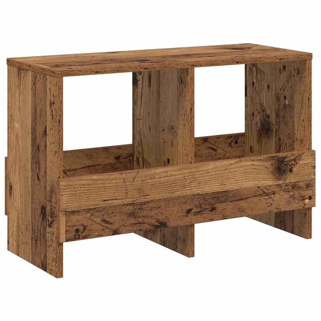vidaXL Magazinregal Altholz 68,5 x 30 x 45 cm