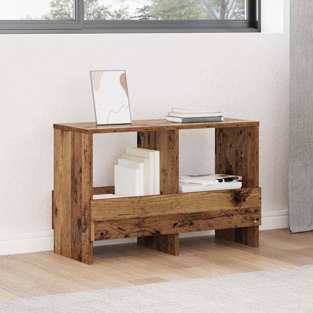 vidaXL Magazinregal Altholz 68,5 x 30 x 45 cm