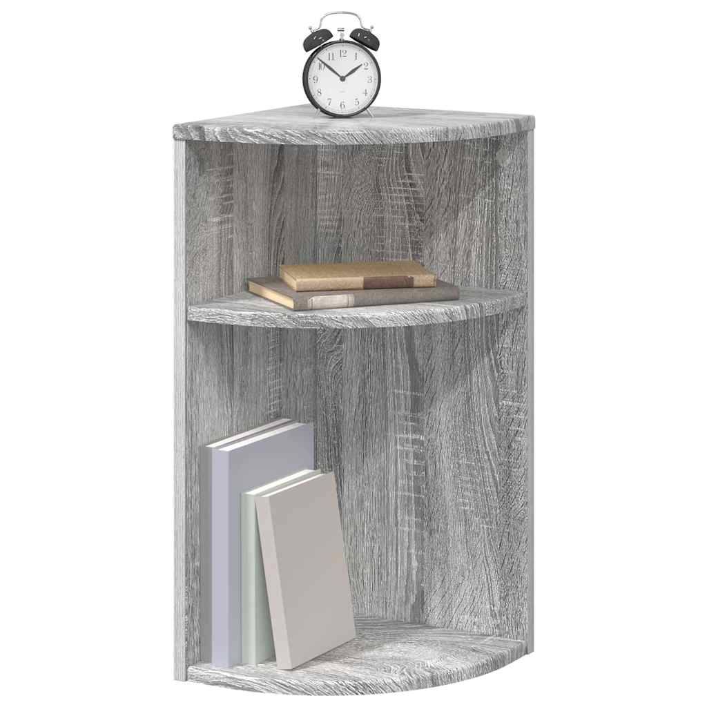 vidaXL Beistelltisch Graues Sonoma 29,6 x 29,6 x 60 cm Holzwerkstoff