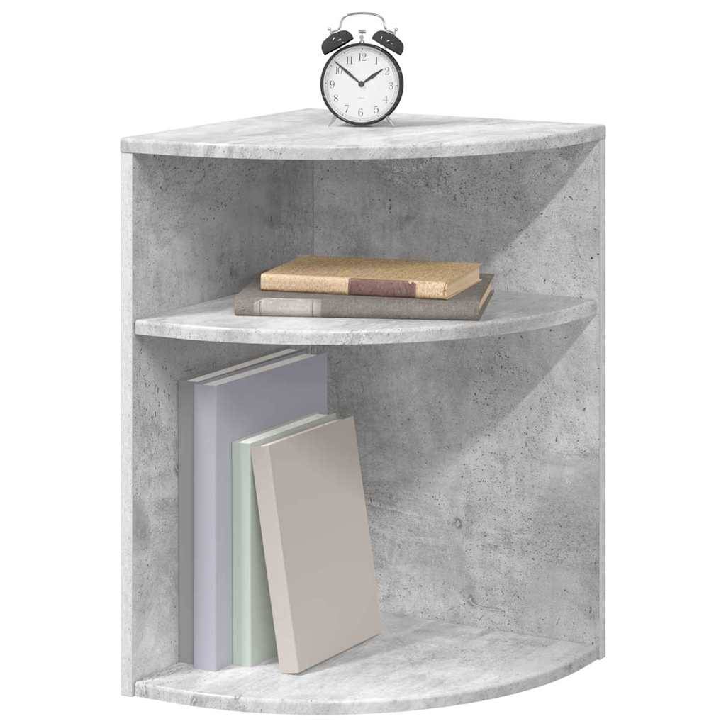 vidaXL Beistelltisch Beton Grau 39,7 x 39,7 x 60 cm Holzwerkstoff