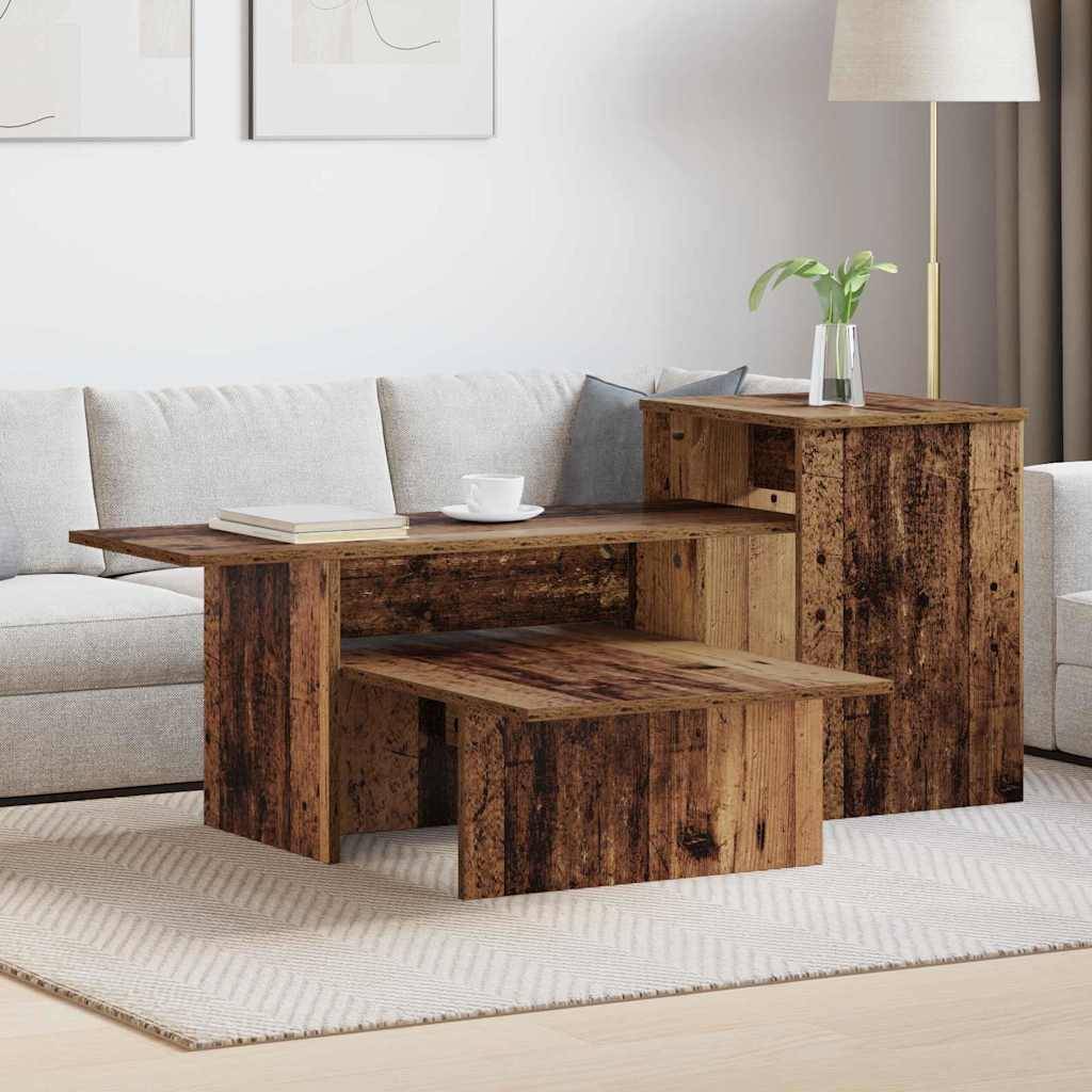 vidaXL Konsolentisch Altholz 91,5 x 35 x 38,5 cm Holzwerkstoff