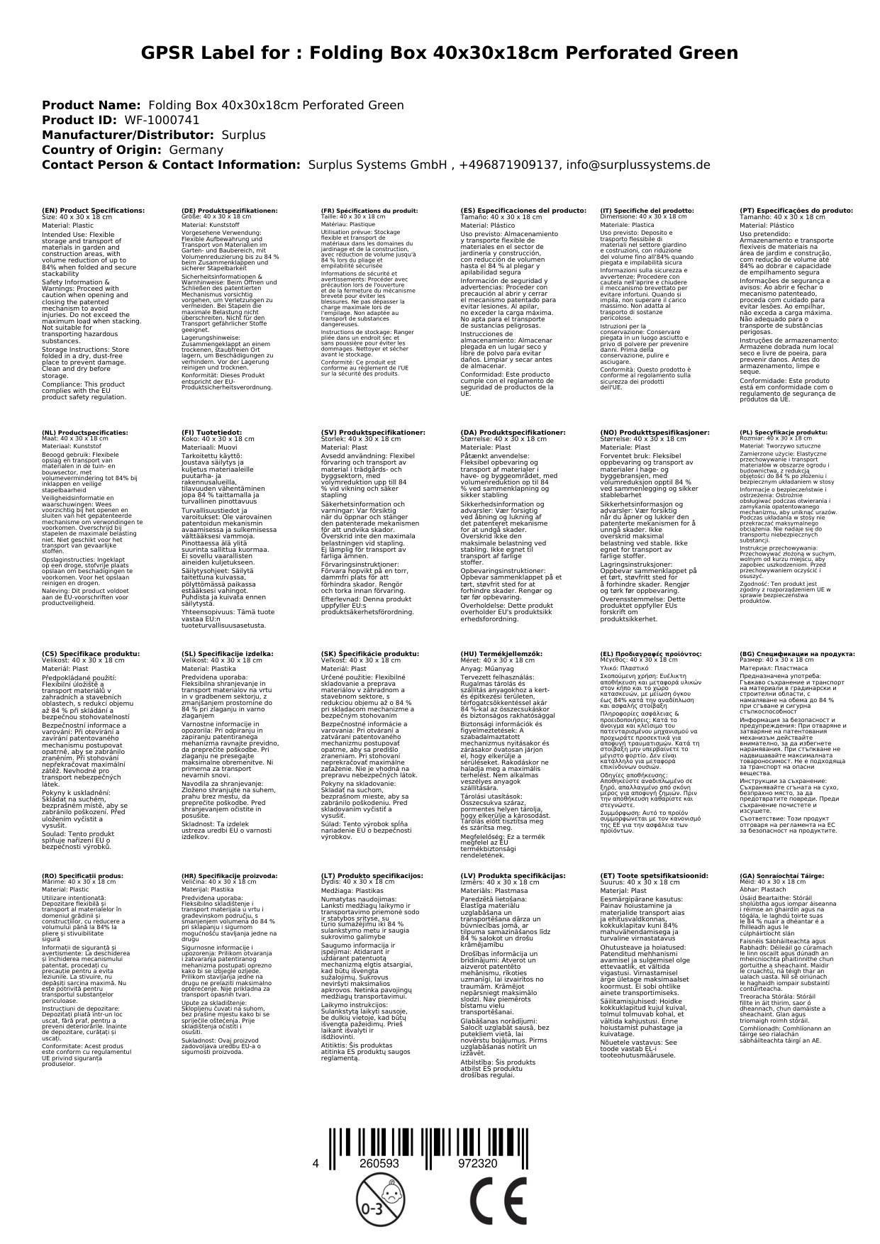 Ein großes Raster aus kleinen Textblöcken, die in Spalten und Zeilen angeordnet sind, wobei jeder Block nummerierte Aufzählungspunkte enthält. Der Inhalt ist in diesem Maßstab nicht lesbar.