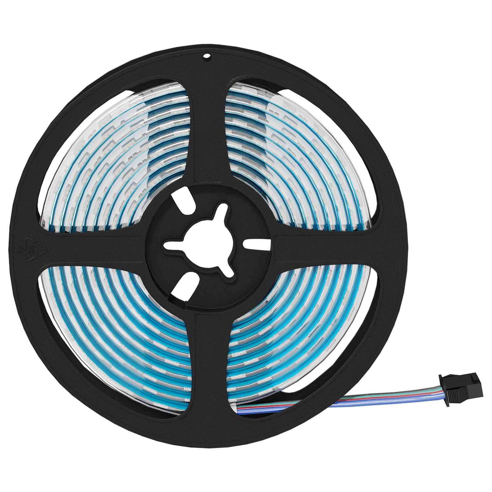 vidaXL LED Streifen 12 pcs Schwarz und Transparent 2100 mm