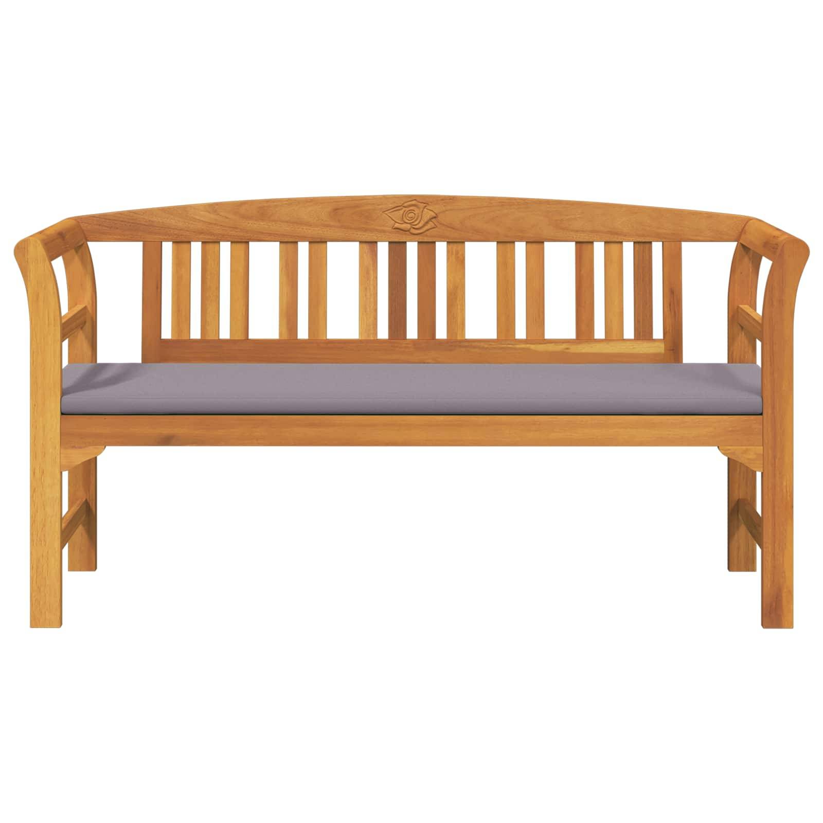 vidaXL Rosenbank Natur 157 x 46 x 82,5 cm Massivholz Akazie