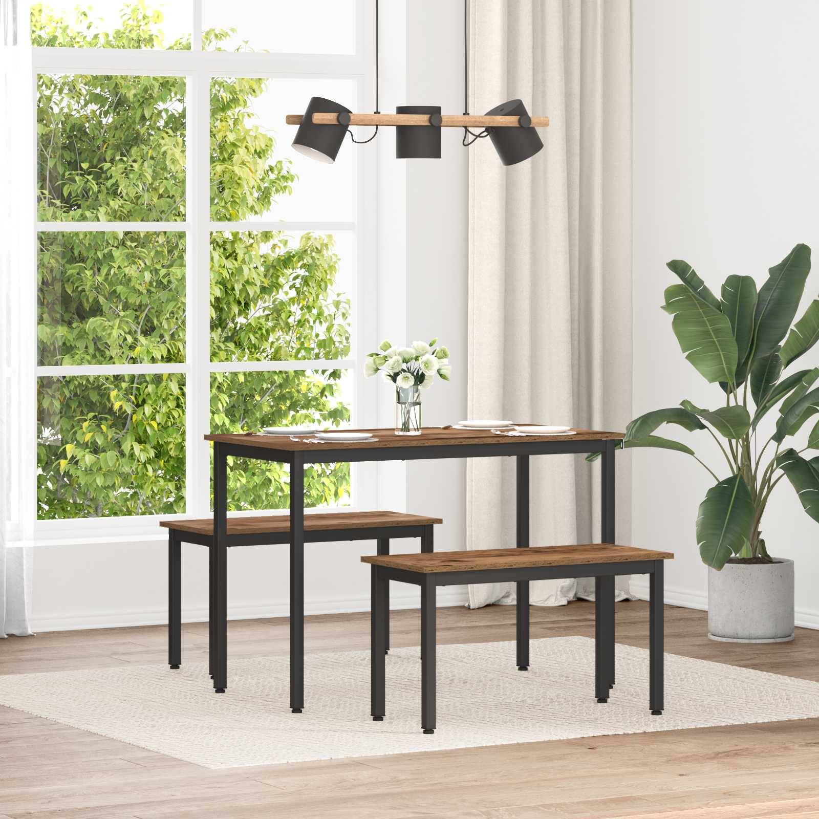 vidaXL Bank Altholz 80 x 35 x 45 cm Holzwerkstoff