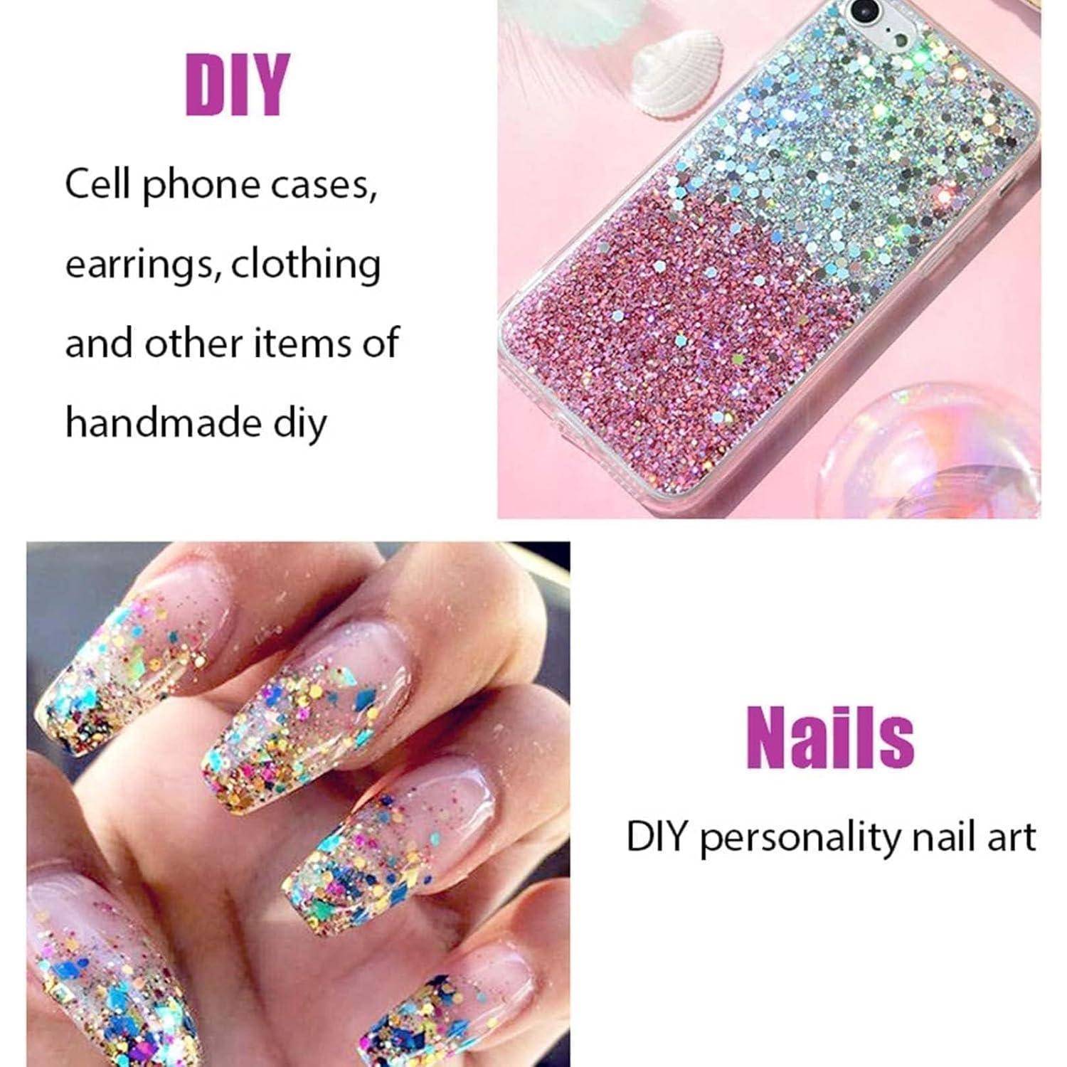 Handyhüllen, Ohrringe, Kleidung und andere Gegenstände aus handgemachtem DIY. DIY Persönlichkeit Nageldesign.