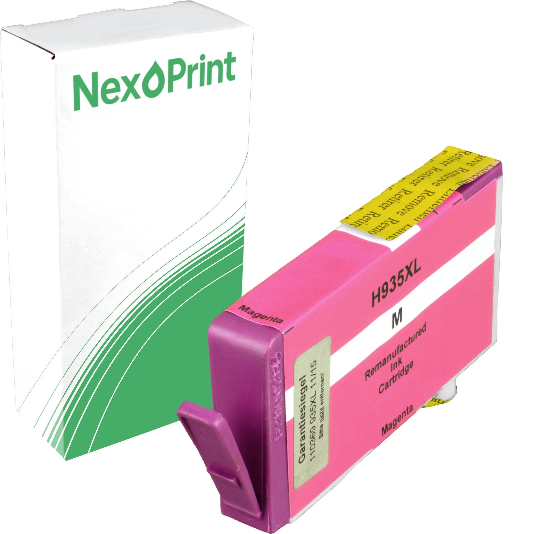 Magenta-Tintenpatrone mit der Bezeichnung 