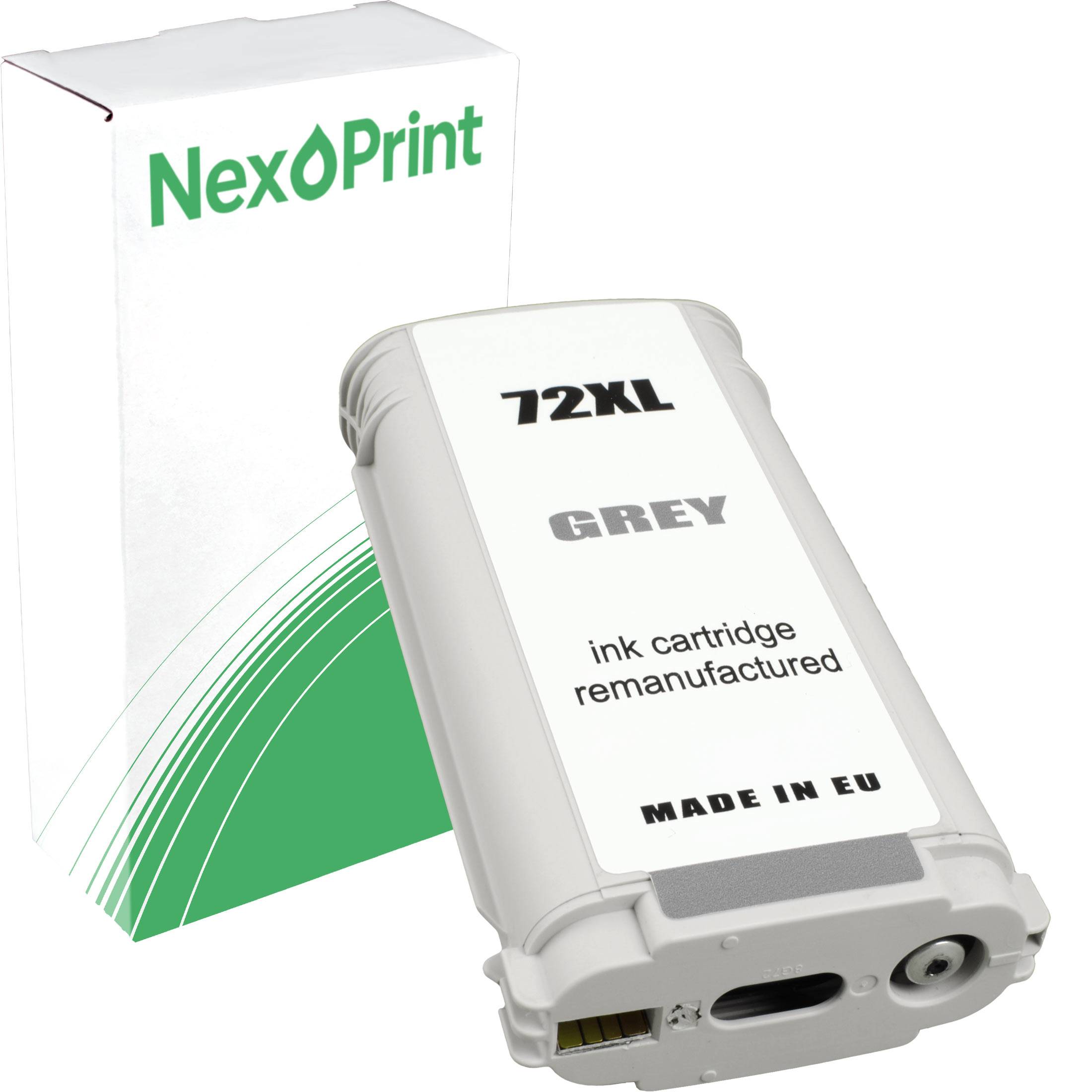 NexPrint 72XL Grau-Tintenpatrone, wiederaufbereitet, hergestellt in der EU