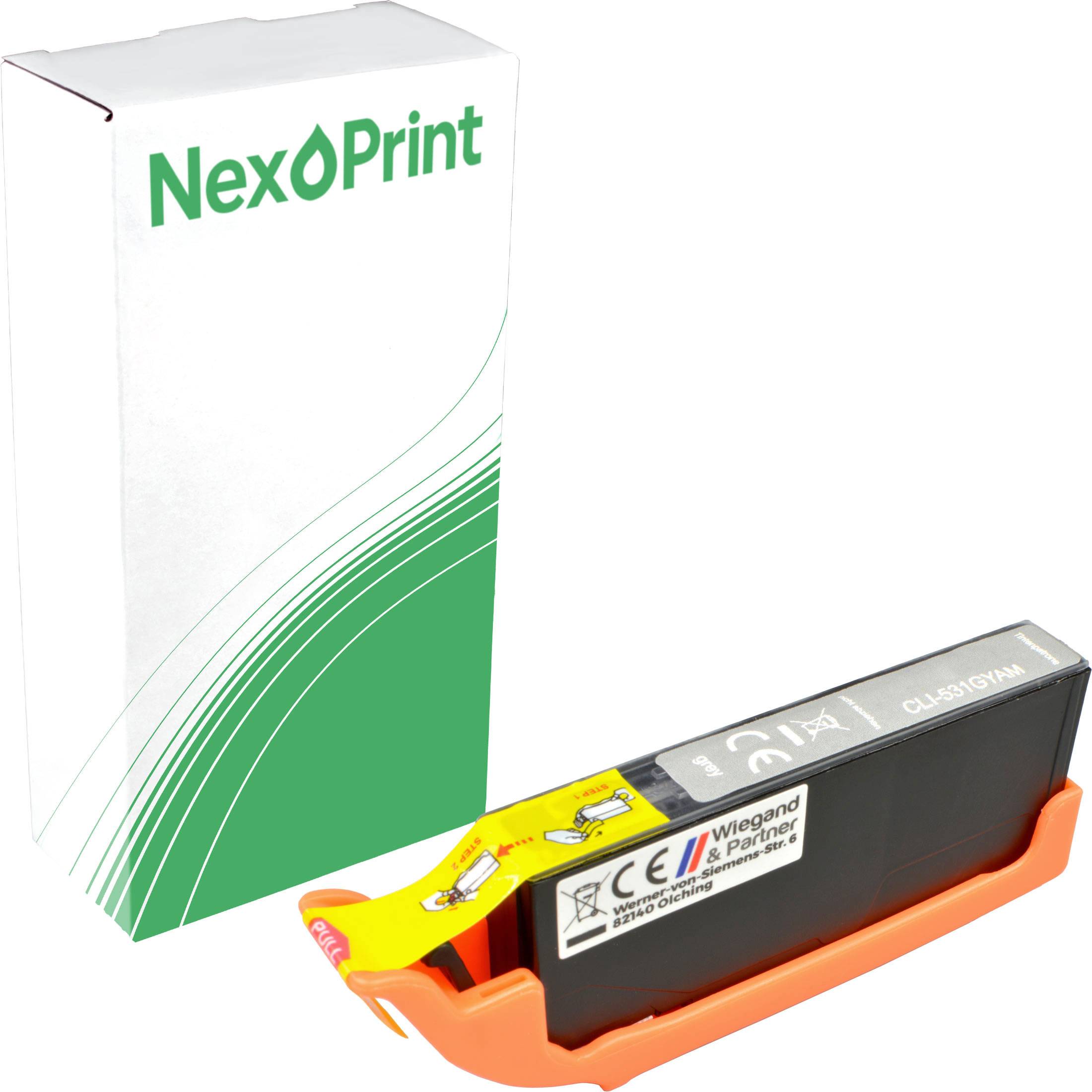 Ein Karton mit der Aufschrift „NexPrint
