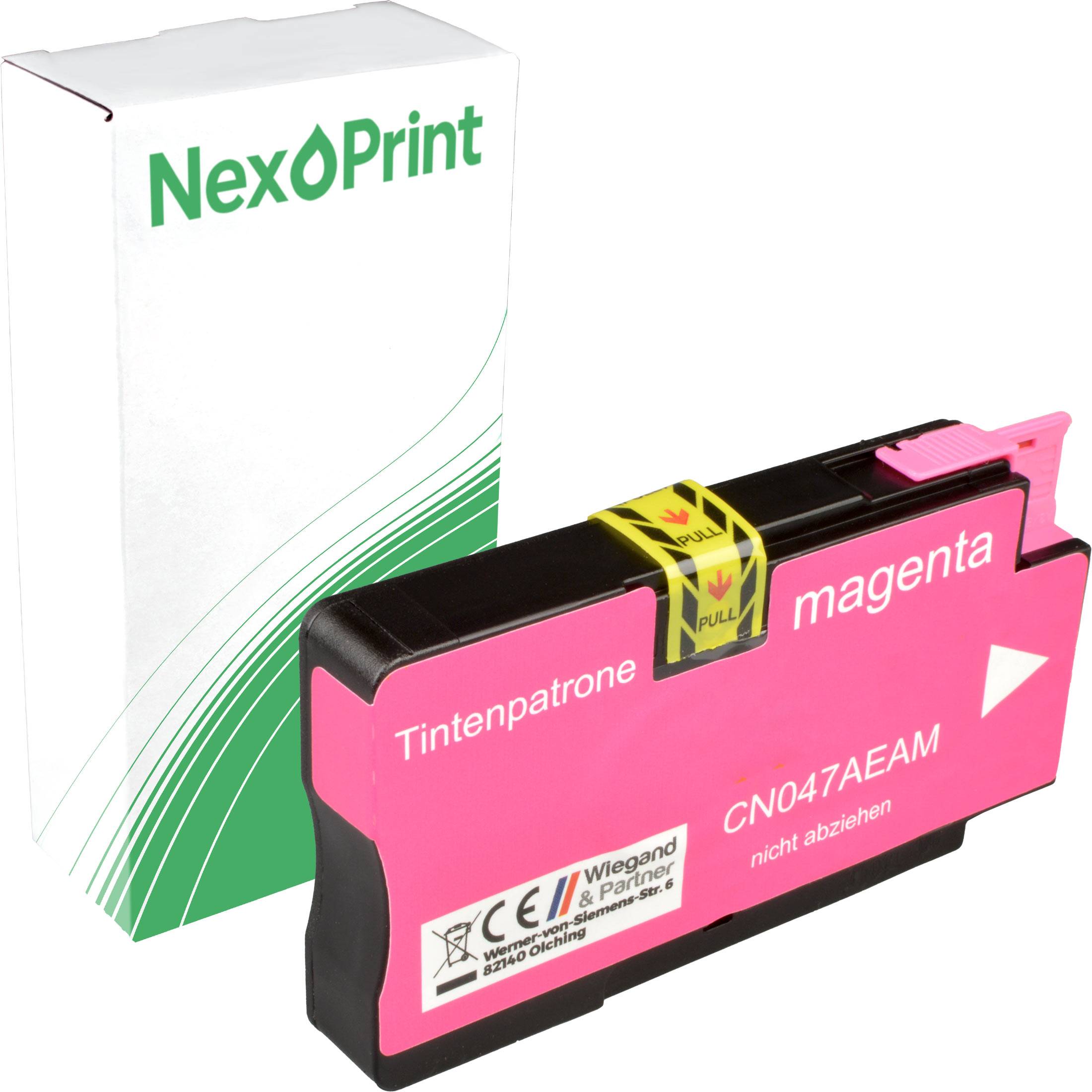 Magenta-Tintenpatrone mit der Bezeichnung 