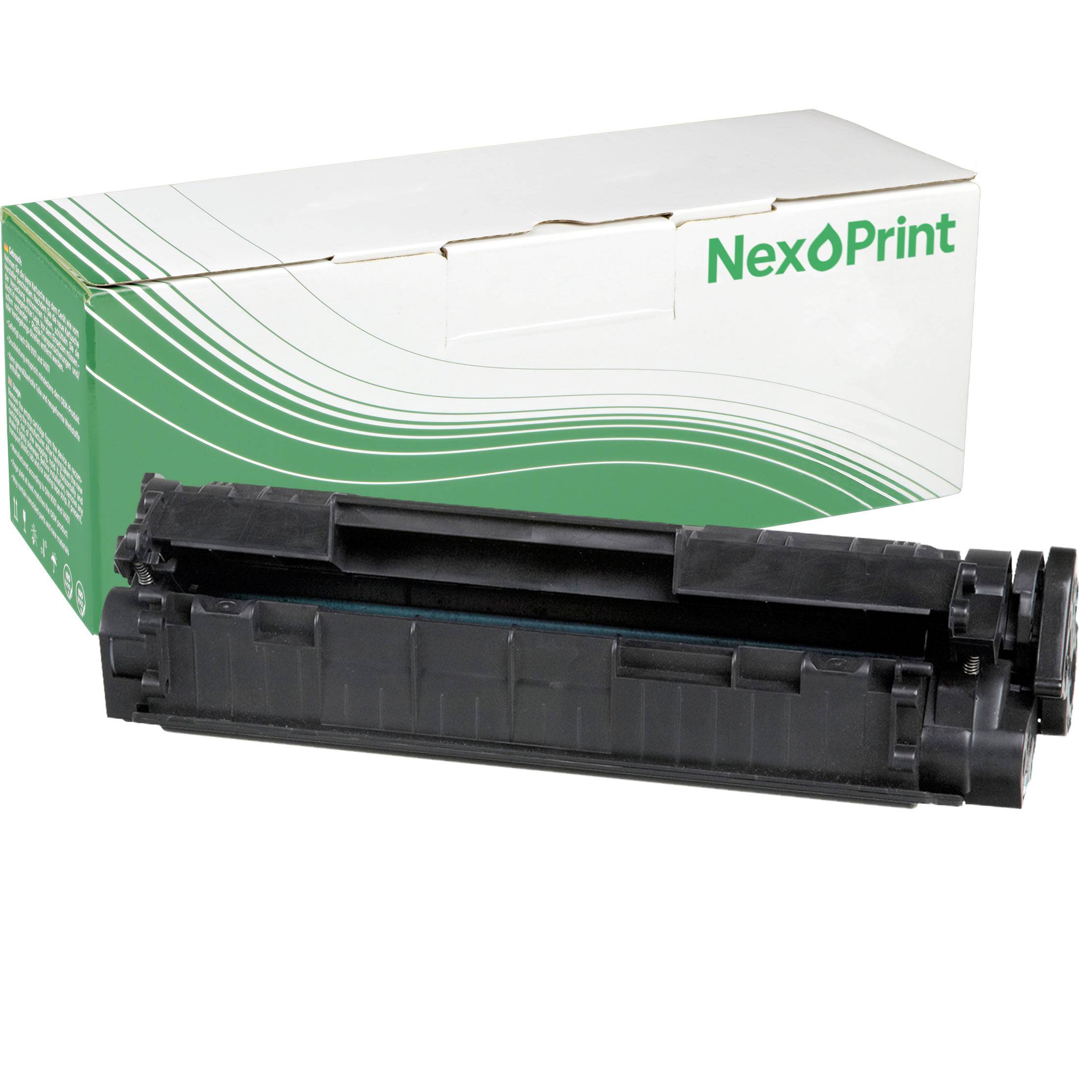 NexoPrint Q2612A 12A schwarz Toner kompatibel mit HP LaserJet 1012 1015 1018 3000 Seiten