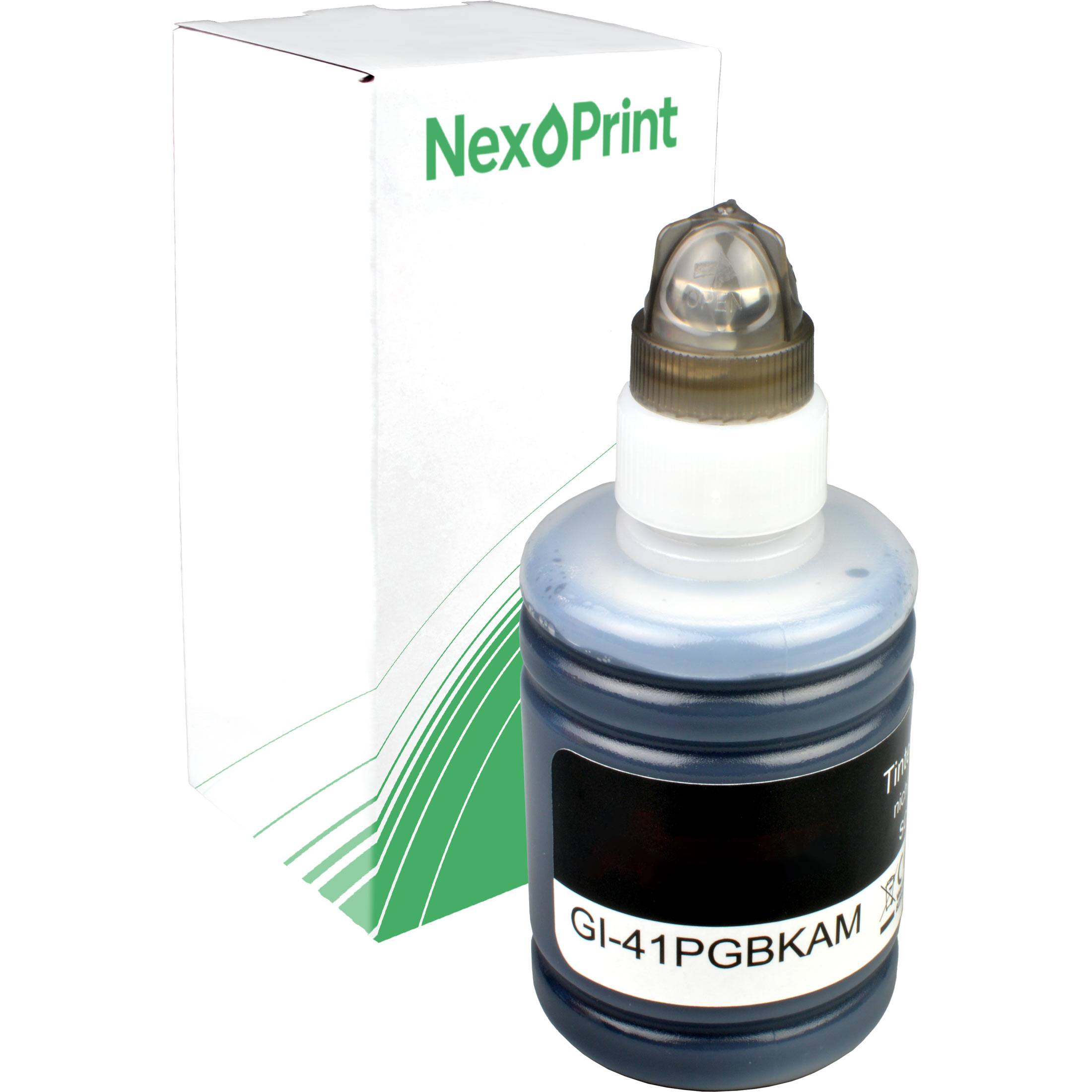 Tintenflasche mit der Aufschrift 