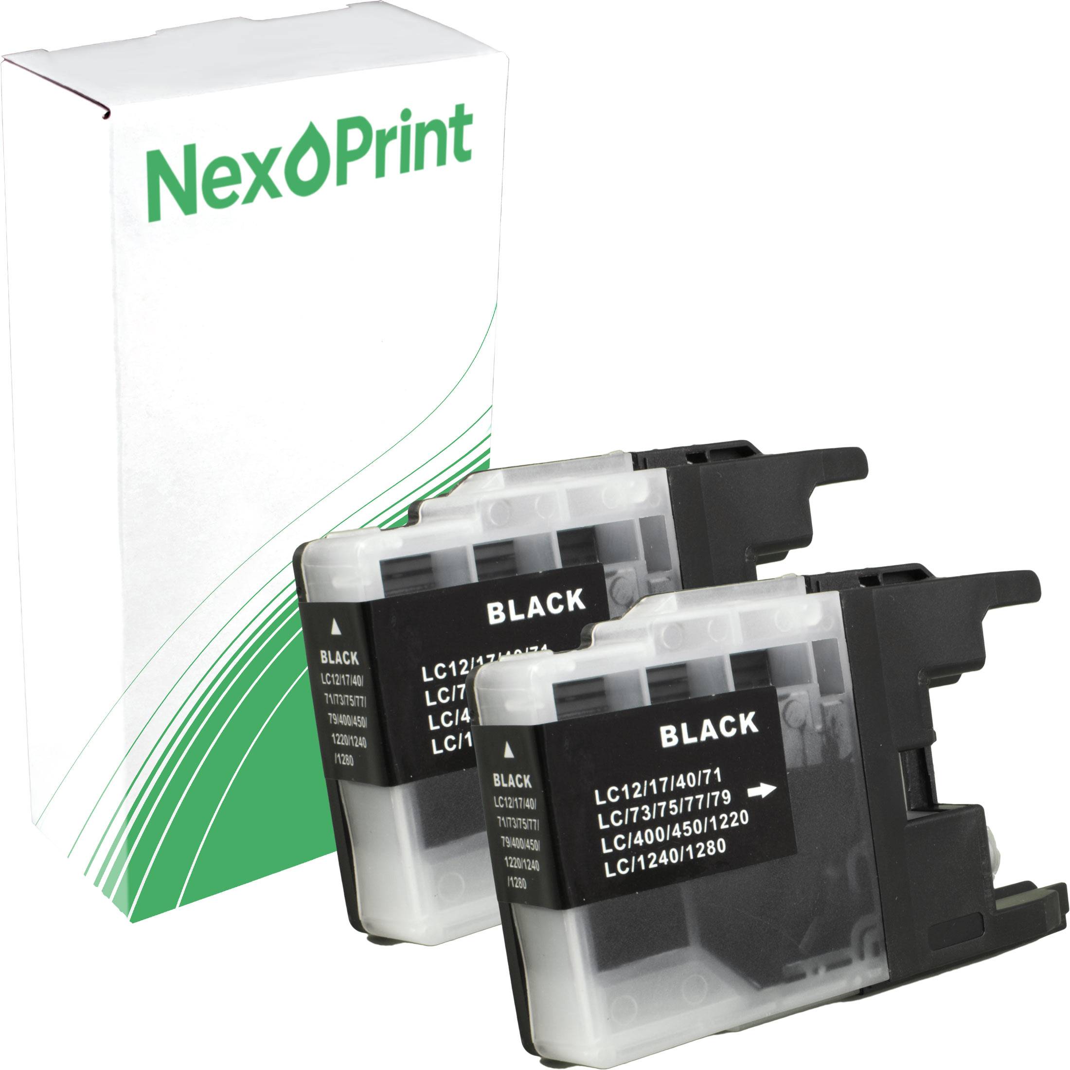 Zwei schwarze Tintenpatronen mit der Aufschrift 