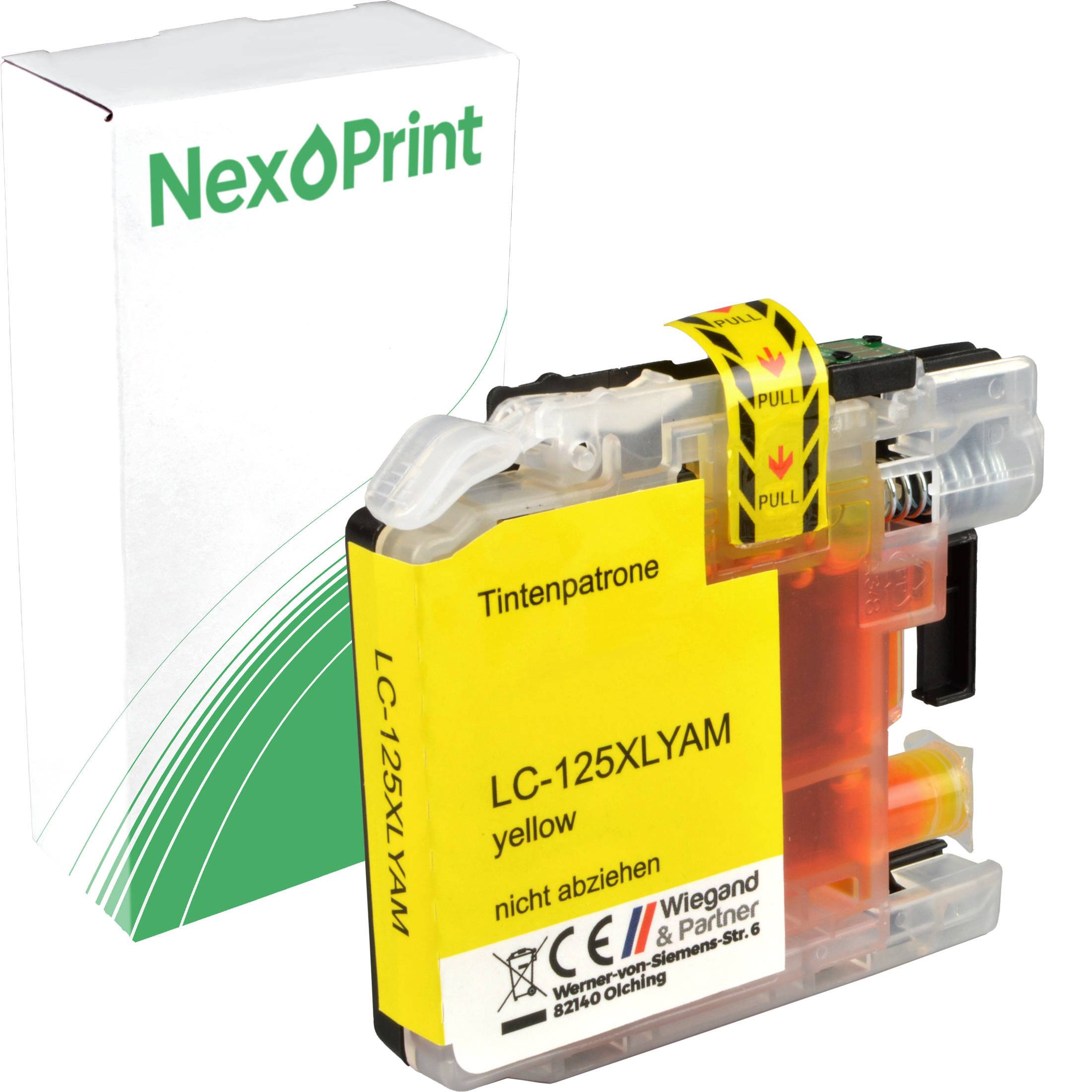 „Gelbe Tintenpatrone LC-125XLYAM