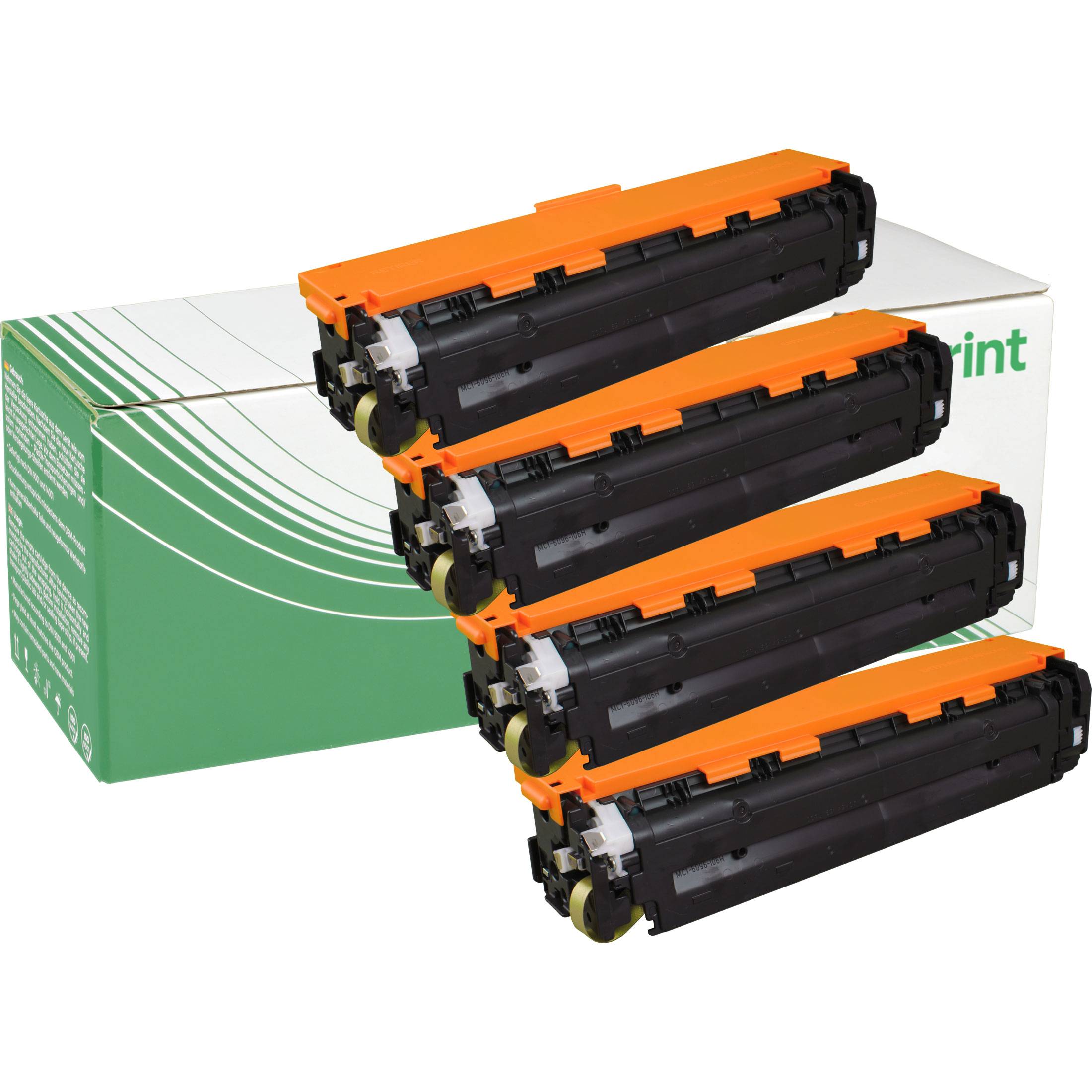 NexoPrint CB540A-43A 125A Multipack Toner kompatibel mit HP Color LaserJet CP1215 CP1515n CP1518ni CM1312nfi 6400 Seiten