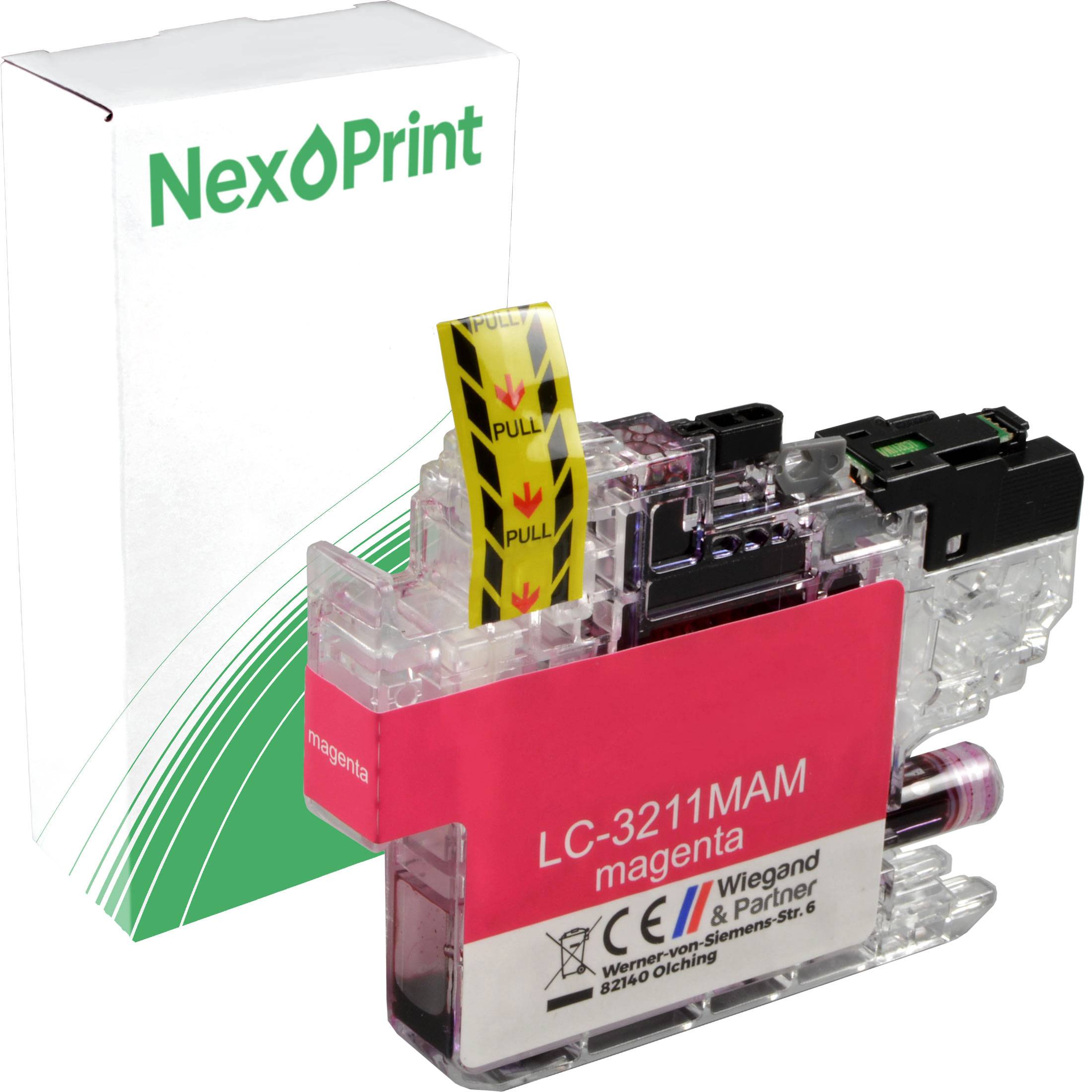 Magenta-Tintenpatrone mit der Bezeichnung 