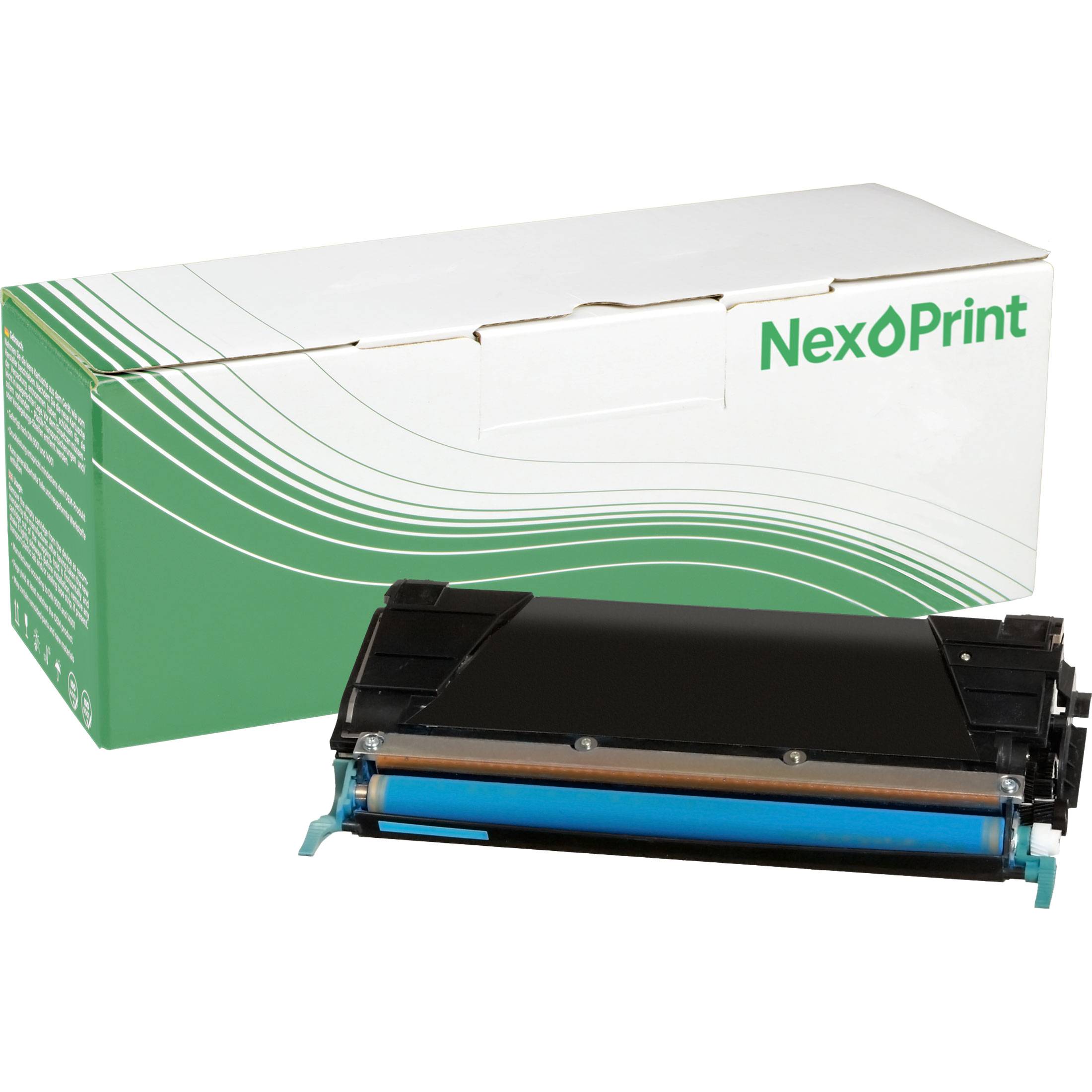NexPrint Tonerpatrone mit grüner und weißer Verpackung.