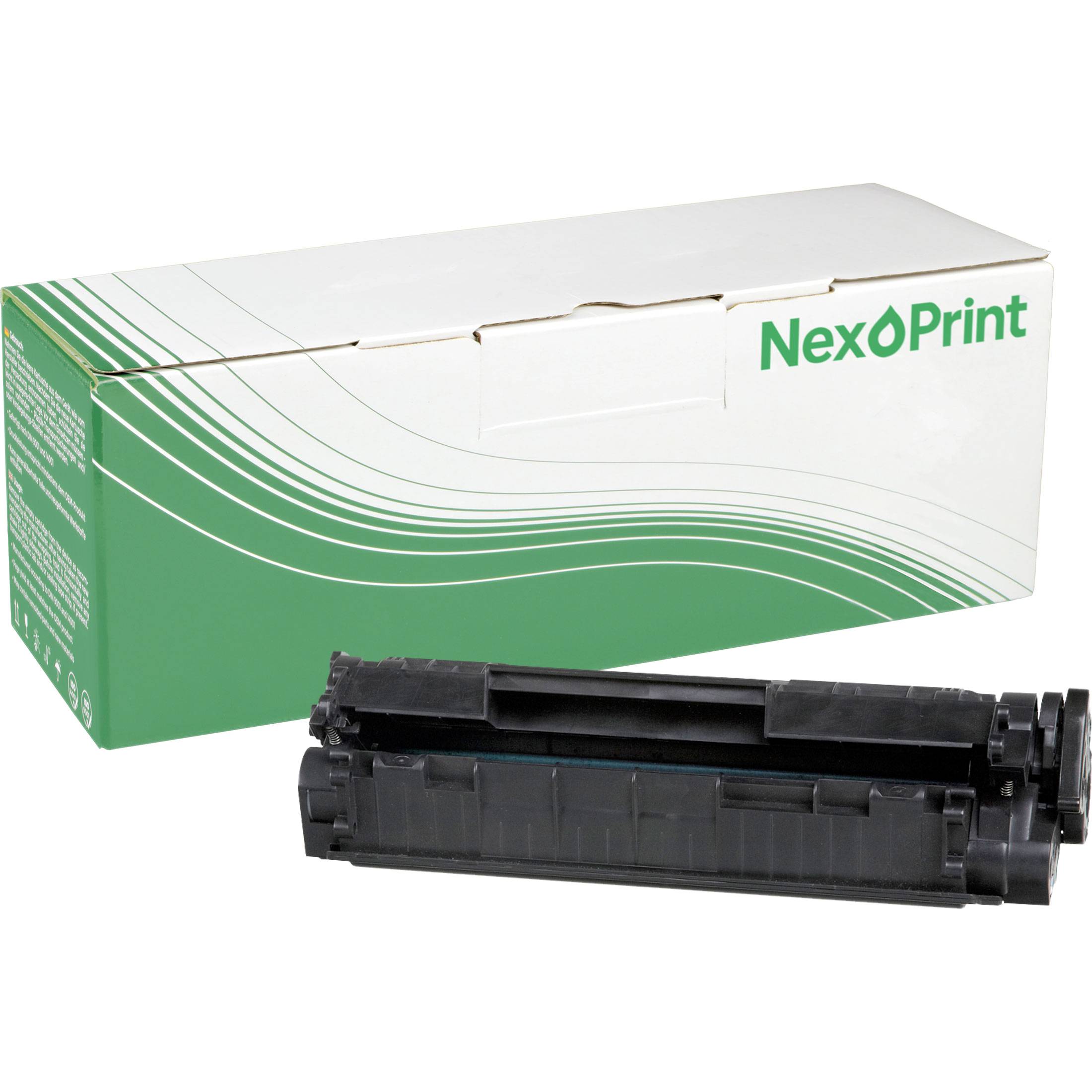 Eine Druckertonerkassette mit der Bezeichnung „NexoPrint