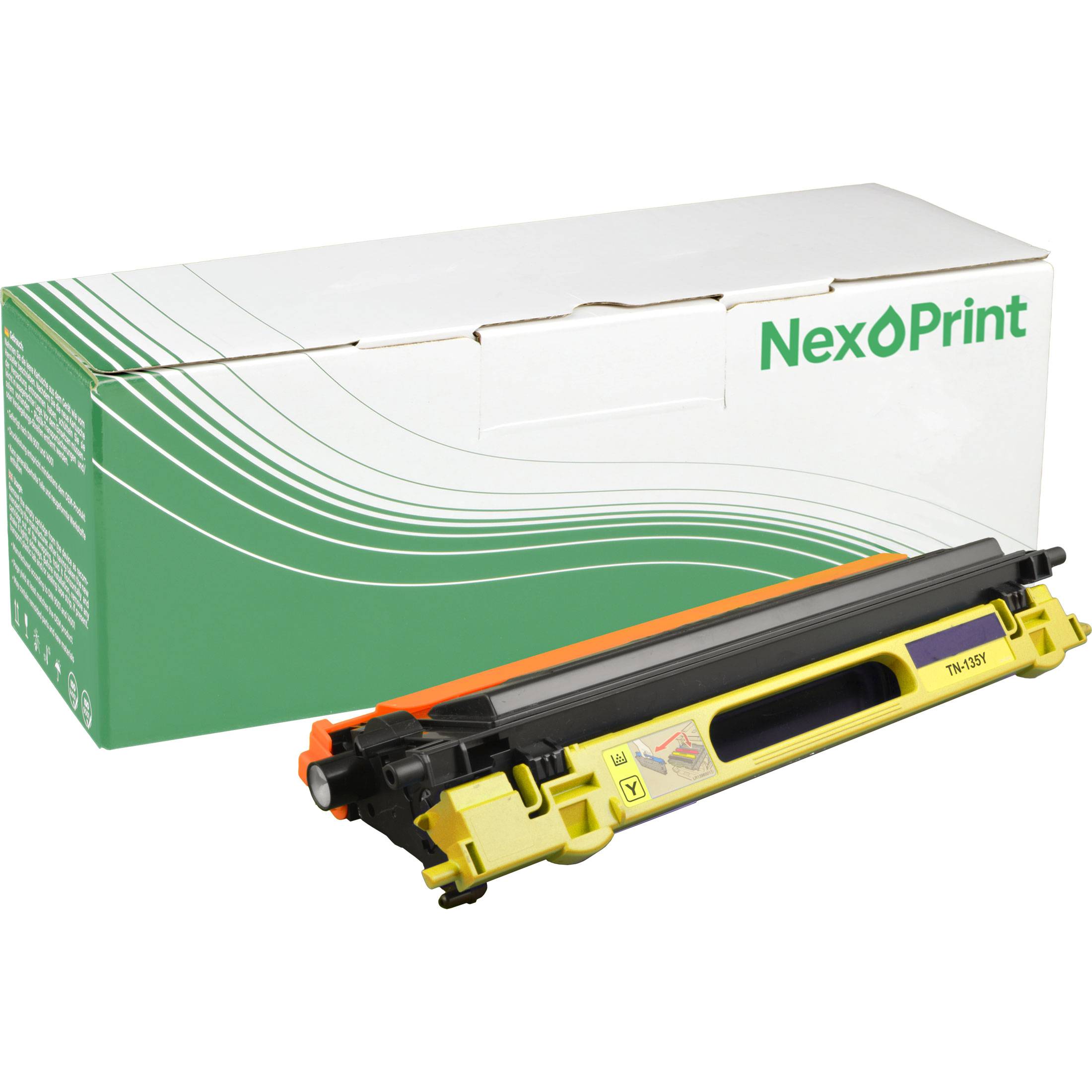 NexPrint' Tonerkartusche mit einer grün-weißen Schachtel.