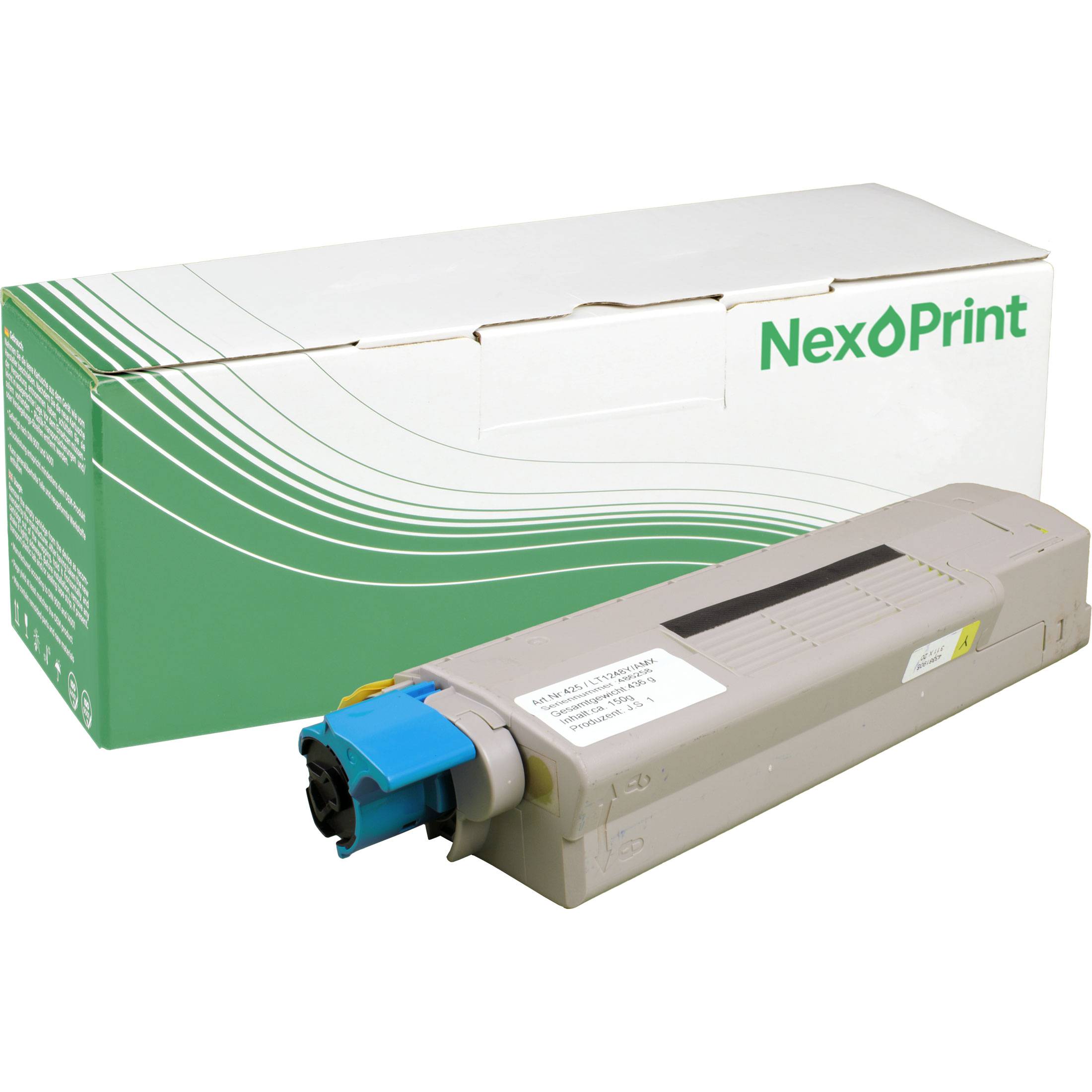 NexoPrint 44315305 yellow Toner kompatibel mit OKI C 610 DN OKI C 610 DTN OKI C 610 N yellow 6000 Seiten
