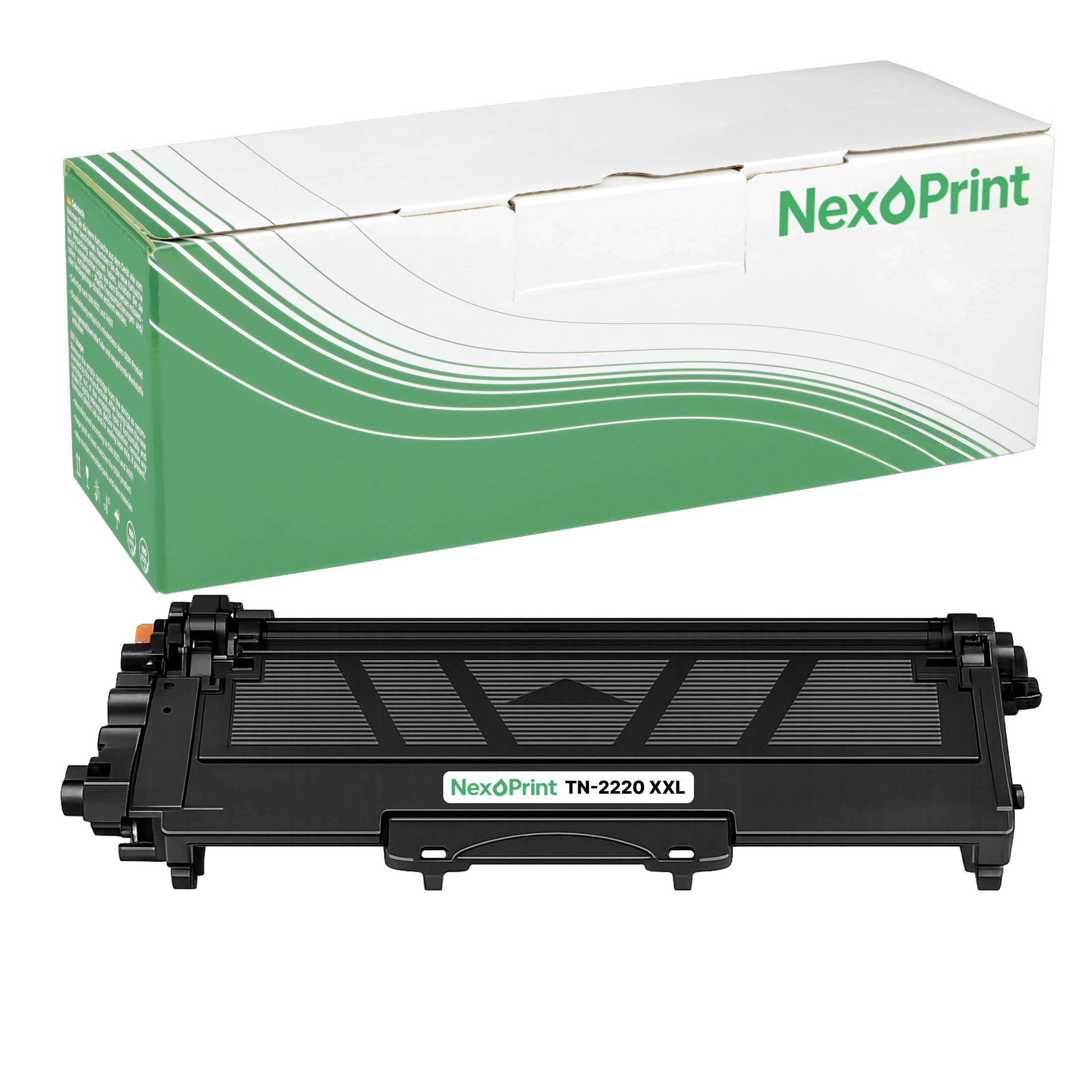 NexoPrint TN-2220 schwarz Toner kompatibel mit Brother HL-2240 HL-2240d HL-2240dR 10400 Seiten