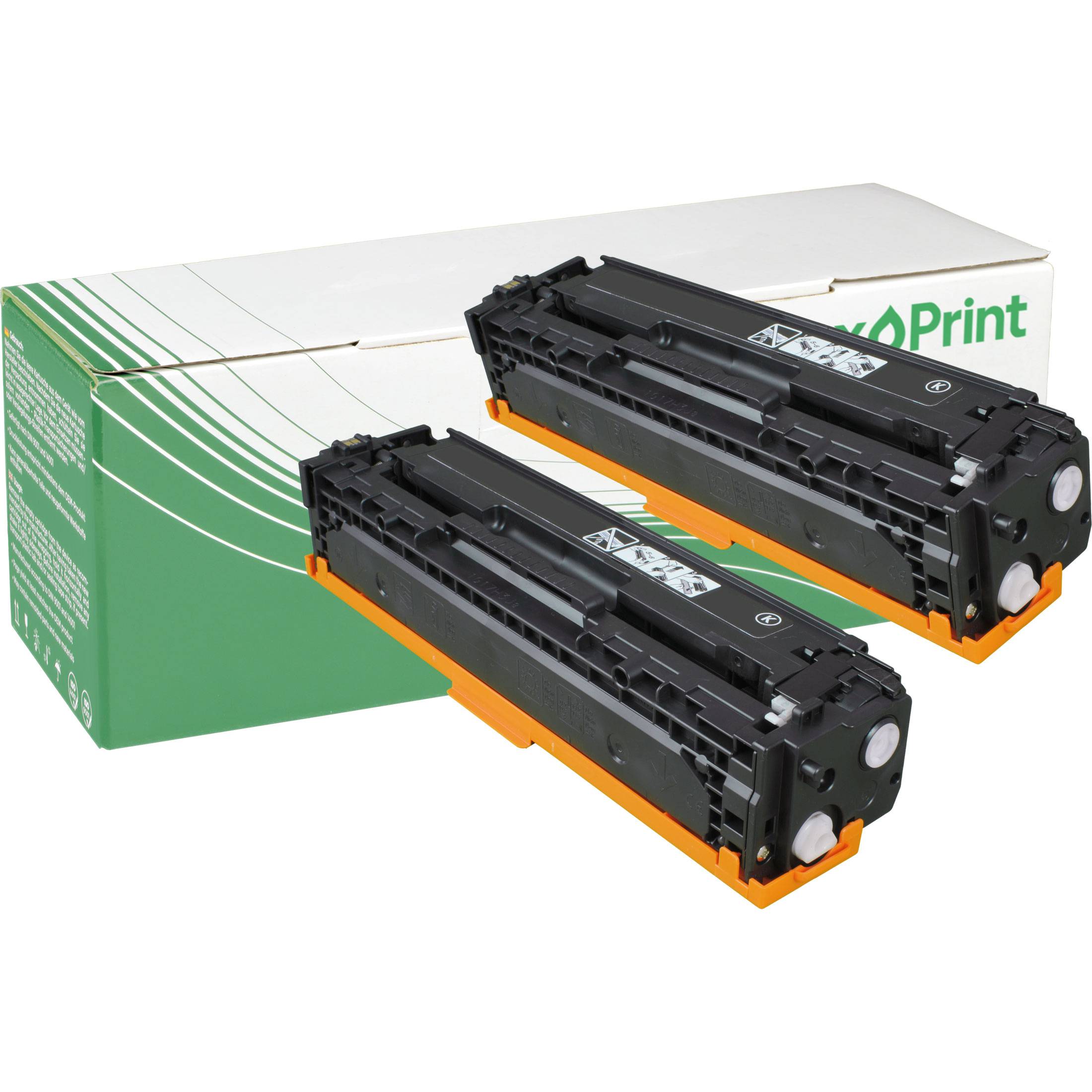 NexoPrint CE320AD 128A Doppelpack schwarz Toner kompatibel mit HP LaserJet CP1525N CP1525Nw CP1526Nw 4500 Seiten