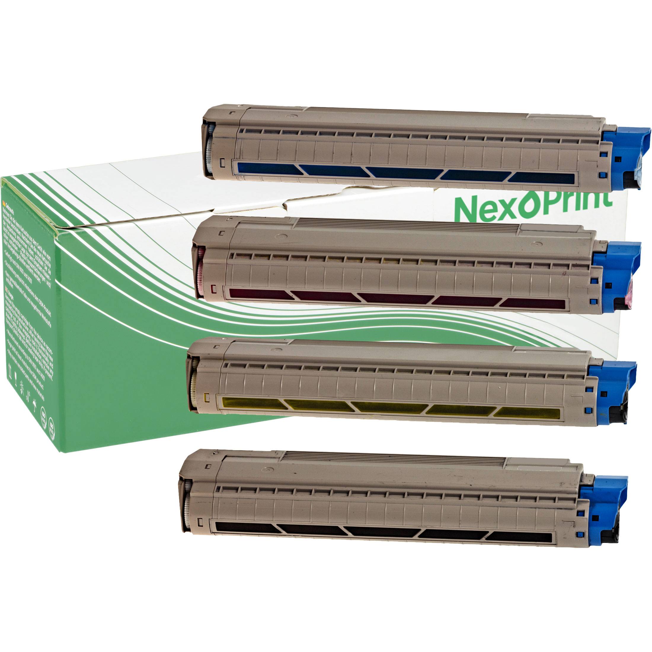 NexoPrint 45862837-40 Multipack Toner kompatibel mit OKI C532dn MC563dn MC573dn MC853dn 31750 Seiten