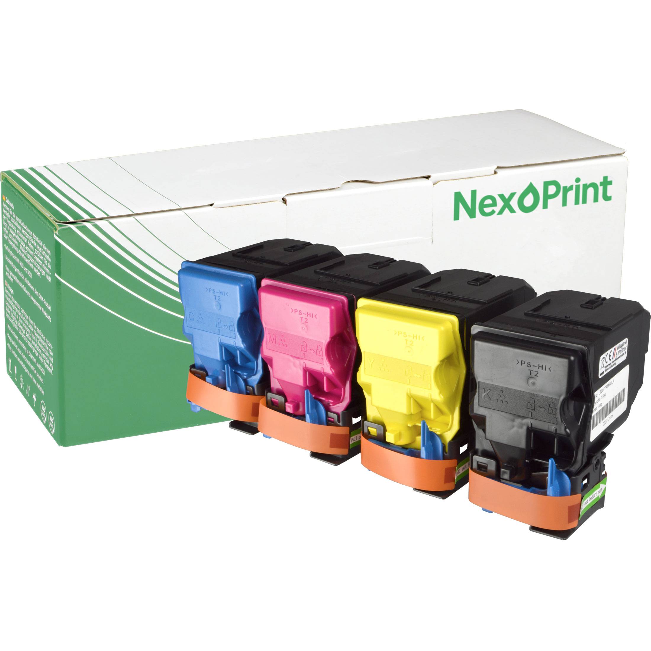 NexoPrint Minolta TNP-22 Multipack KCMY Toner kompatibel mit Konica Minolta Bizhub C 35 Minolta Bizhub C 35 P CMYK 27000 Seiten