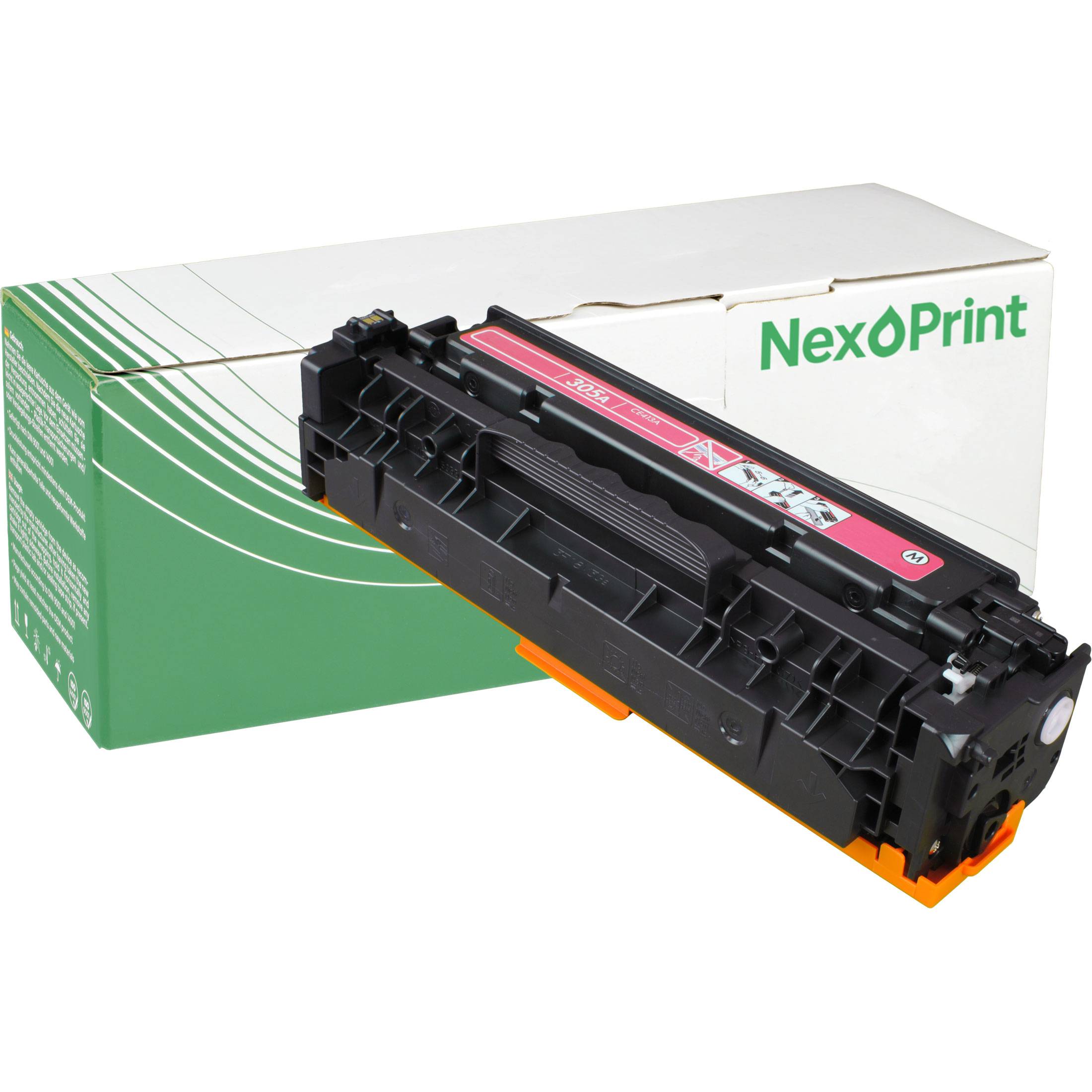 NexoPrint CE413A 305A magenta Toner kompatibel mit HP LaserJet Pro 400 color M451Nw Pro 400color M475dn Pro 400color M475dw 3000 Seiten