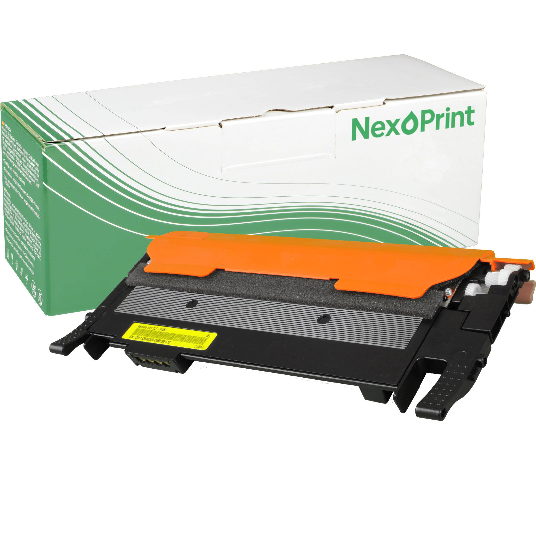 NexoPrint CLT-Y406S/ELS SU462A yellow Toner kompatibel mit HP Samsung SL-C460 W Samsung Xpress C410 W Samsung Xpress C460 FW 1100 Seiten
