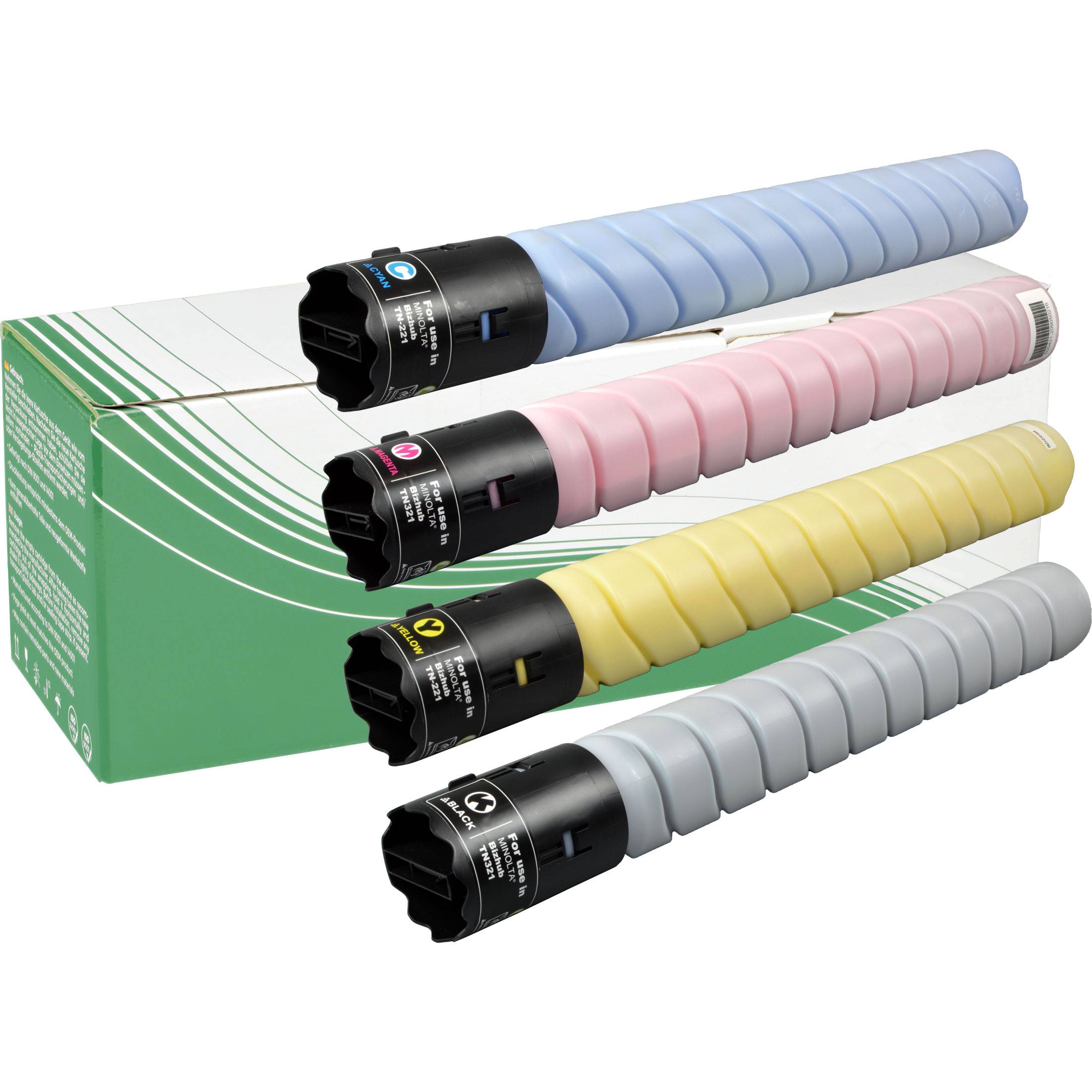 NexoPrint Minolta TN-321 Multipack Toner kompatibel mit Konica Minolta Bizhub C284 e C364 C364 e 111000 Seiten