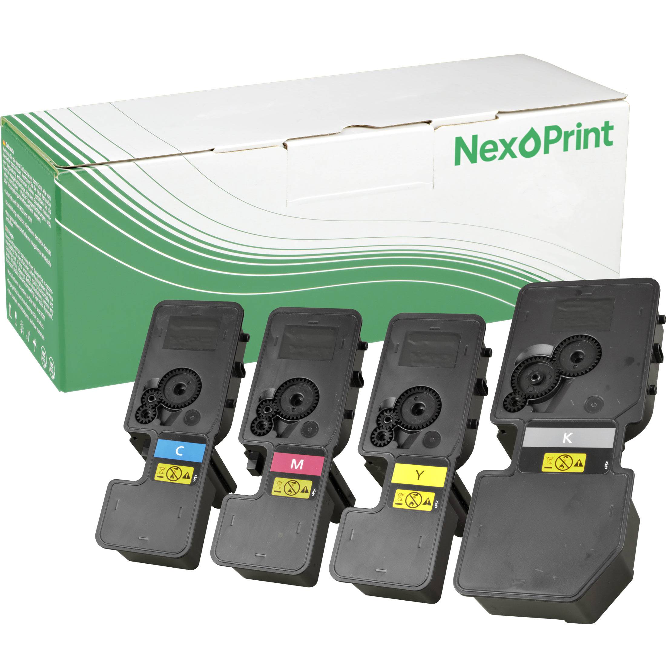 NexoPrint TK-5220 Multipack Toner kompatibel mit Kyocera TASKalfa 3552ci 4052ci 5052ci 6052ci 5600 Seiten