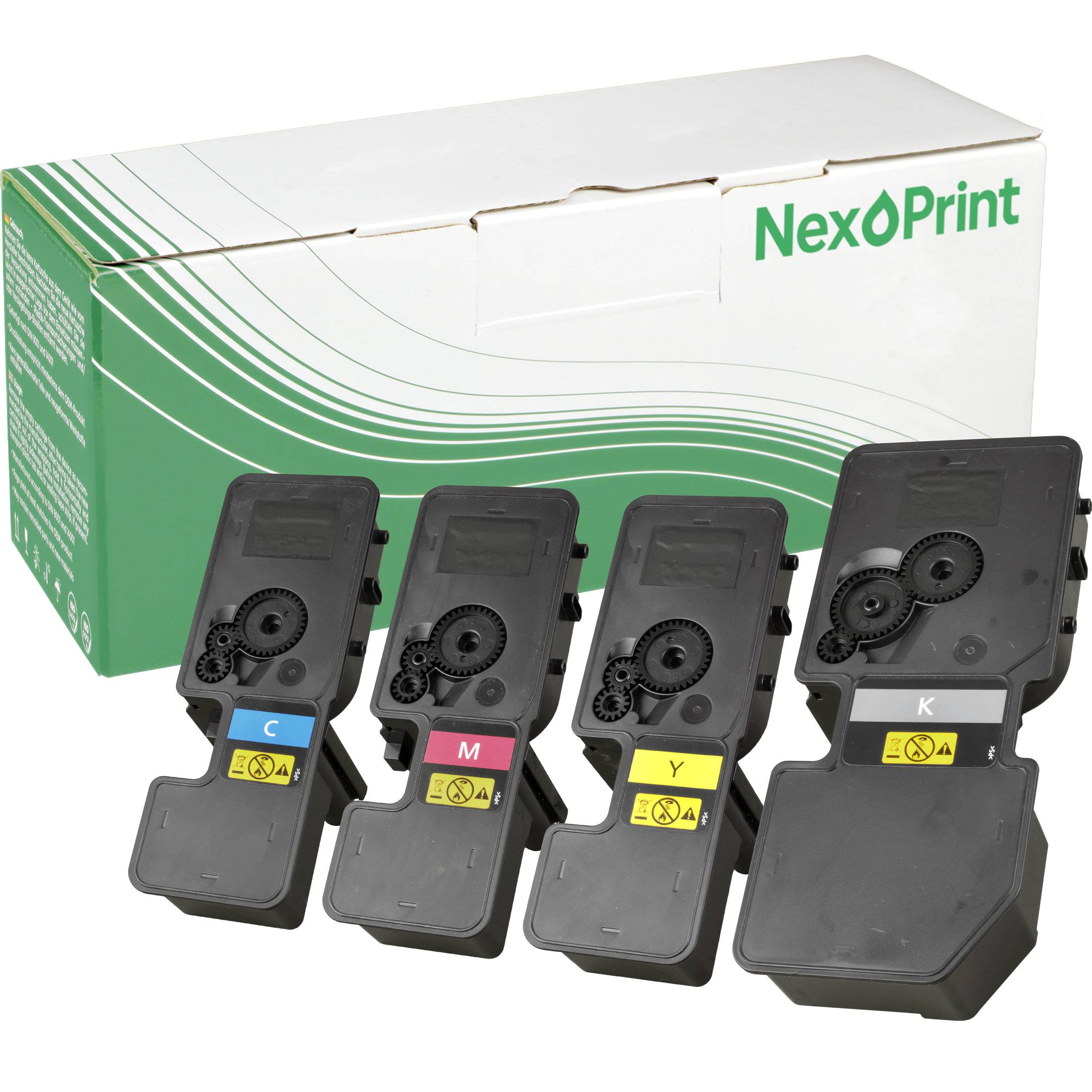 NexoPrint TK-5240 Multipack KCMY Toner kompatibel mit Kyocera ECOSYS P5021cdn, ECOSYS P5021cdw, ECOSYS M5521cdn, ECOSYS M5521cdw CMYK 14400 Seiten