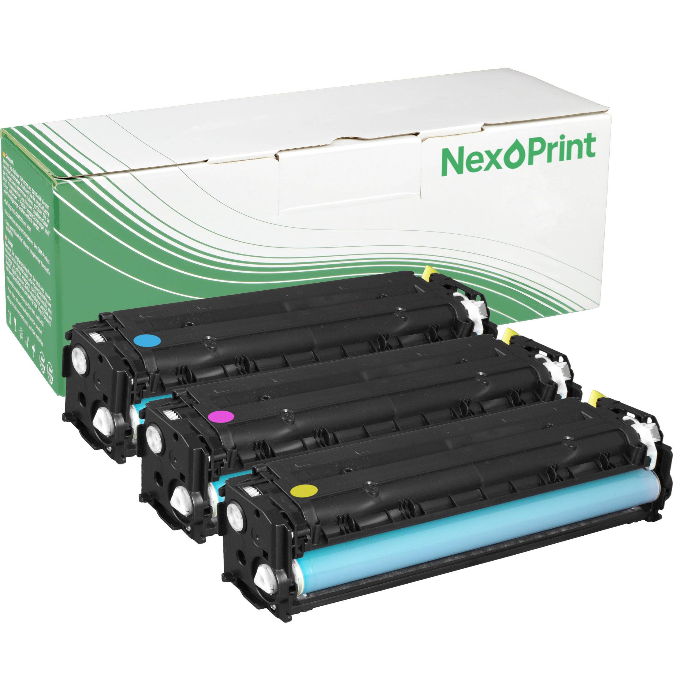 NexoPrint U0SL1AM 131A Multipack CMY Toner kompatibel mit HP LaserJet Pro 200 color M 251 nw LaserJet Pro 200 color M 276 n LaserJet Pro 200 color