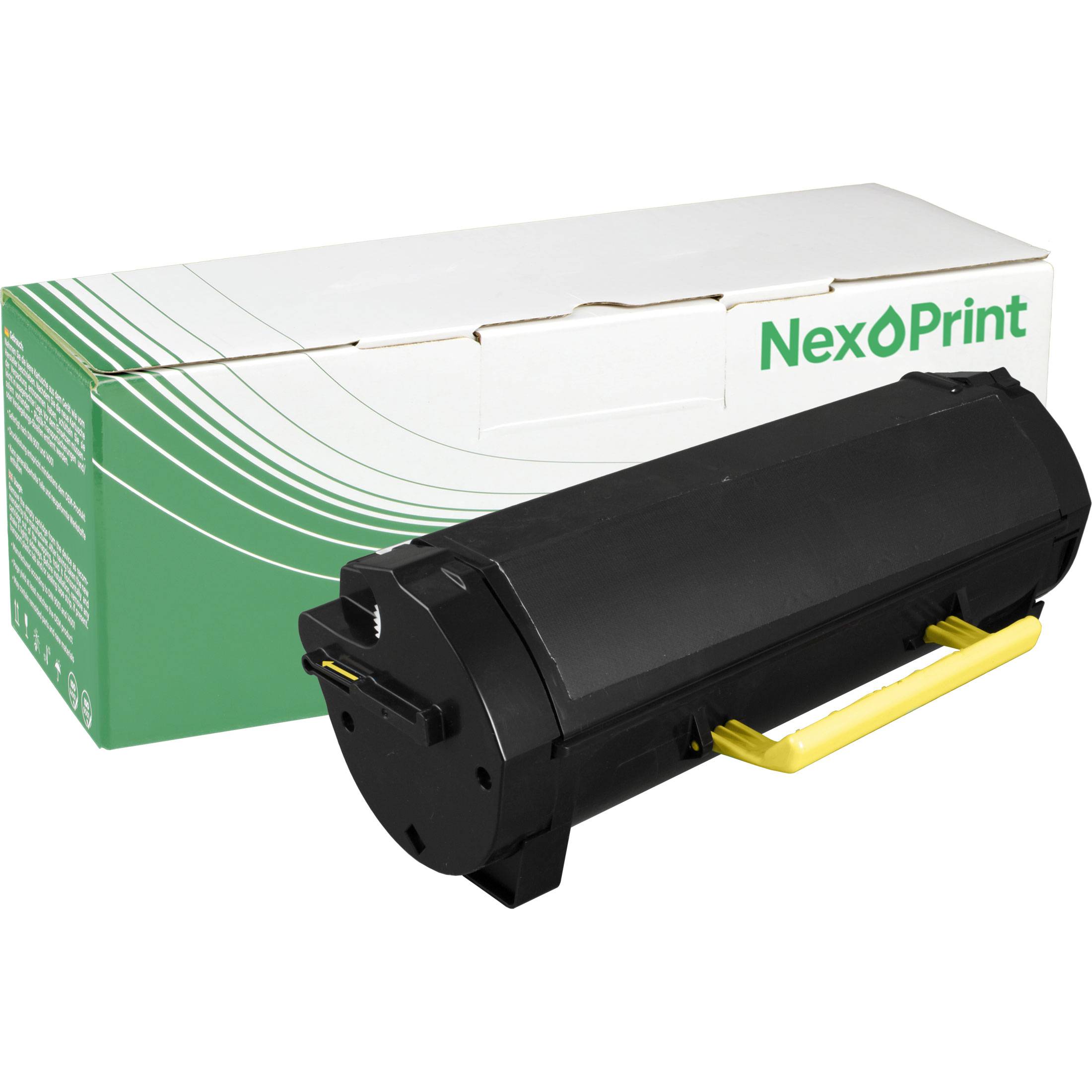 NexoPrint 50F2H00 502H schwarz Toner kompatibel mit Lexmark MS 610 dn MS 610 dte MS 610 dtn schwarz 5500 Seiten
