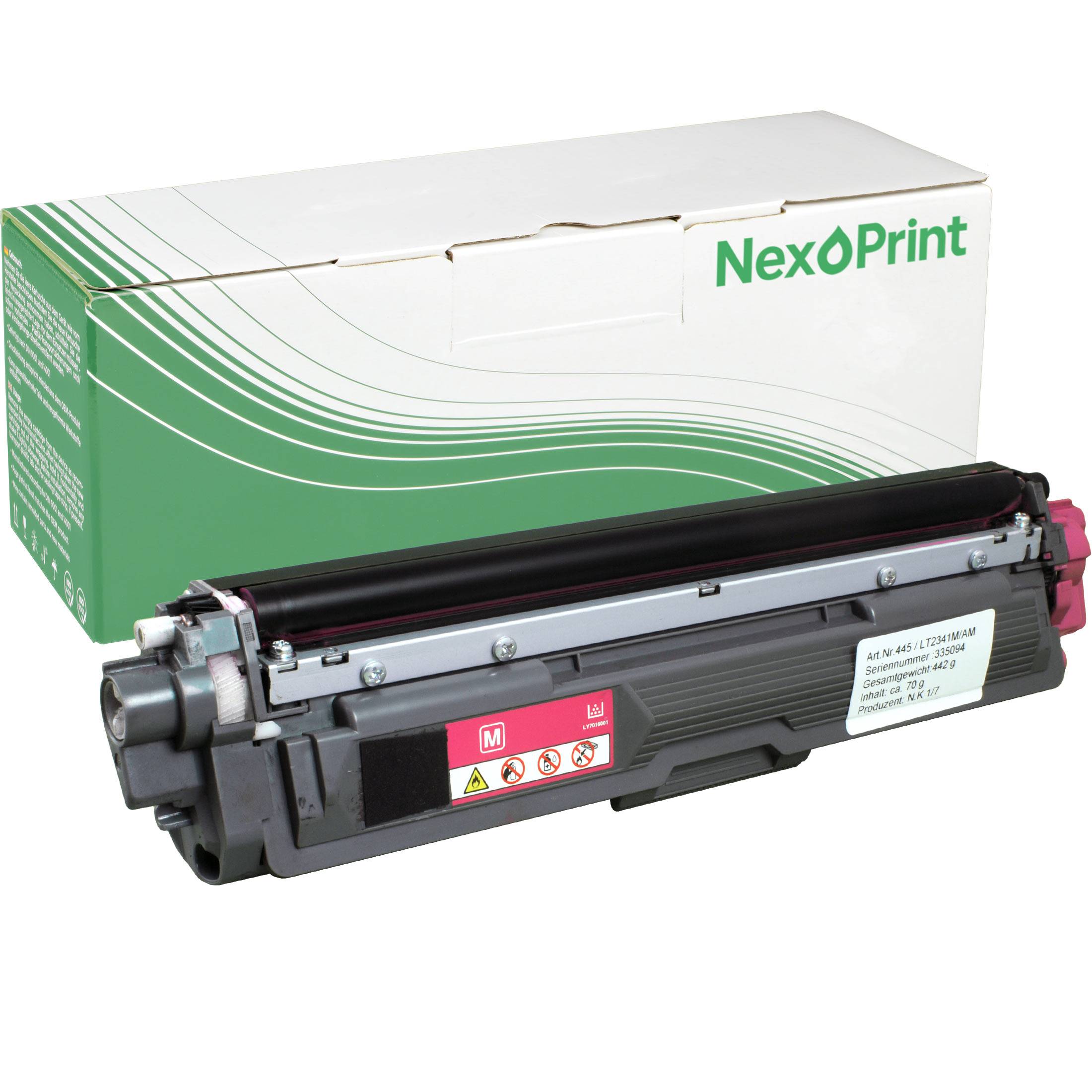 NexoPrint TN-245M TN-241M magenta Toner kompatibel mit Brother MFC-9330 CDW MFC-9335 CDW MFC-9340 CDW magenta 2500 Seiten