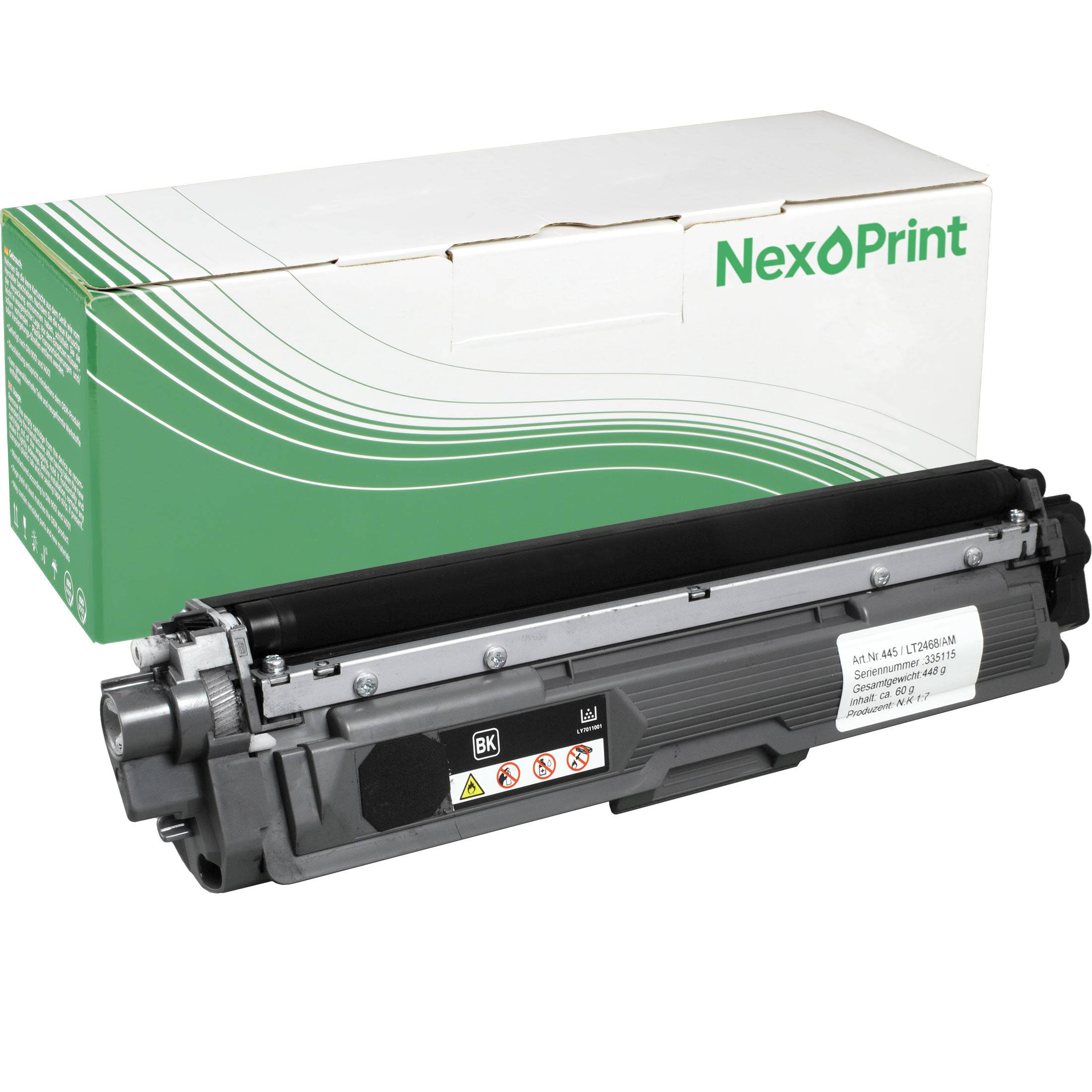 NexoPrint TN-241BK schwarz Toner kompatibel mit Brother MFC-9330 CDW MFC-9335 CDW MFC-9340 CDW schwarz 2750 Seiten