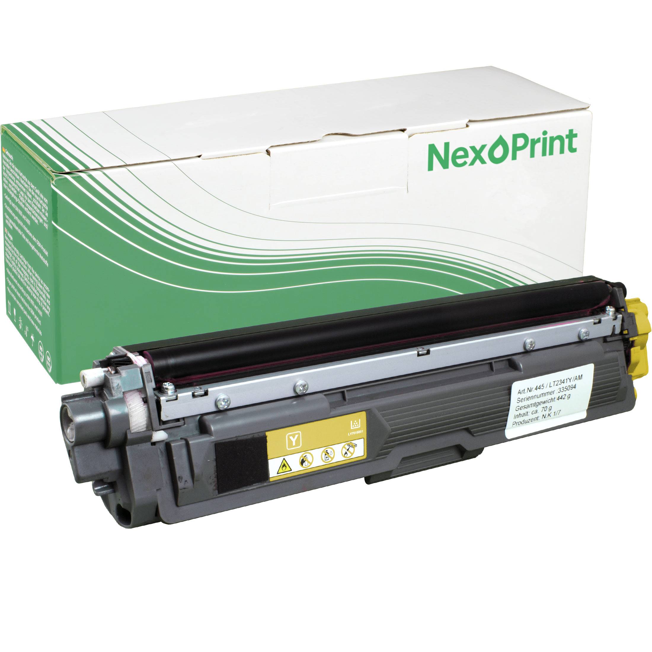 NexoPrint TN-245Y TN-241Y yellow Toner kompatibel mit Brother MFC-9330CDW MFC-9335CDW MFC-9340CDW 2500 Seiten