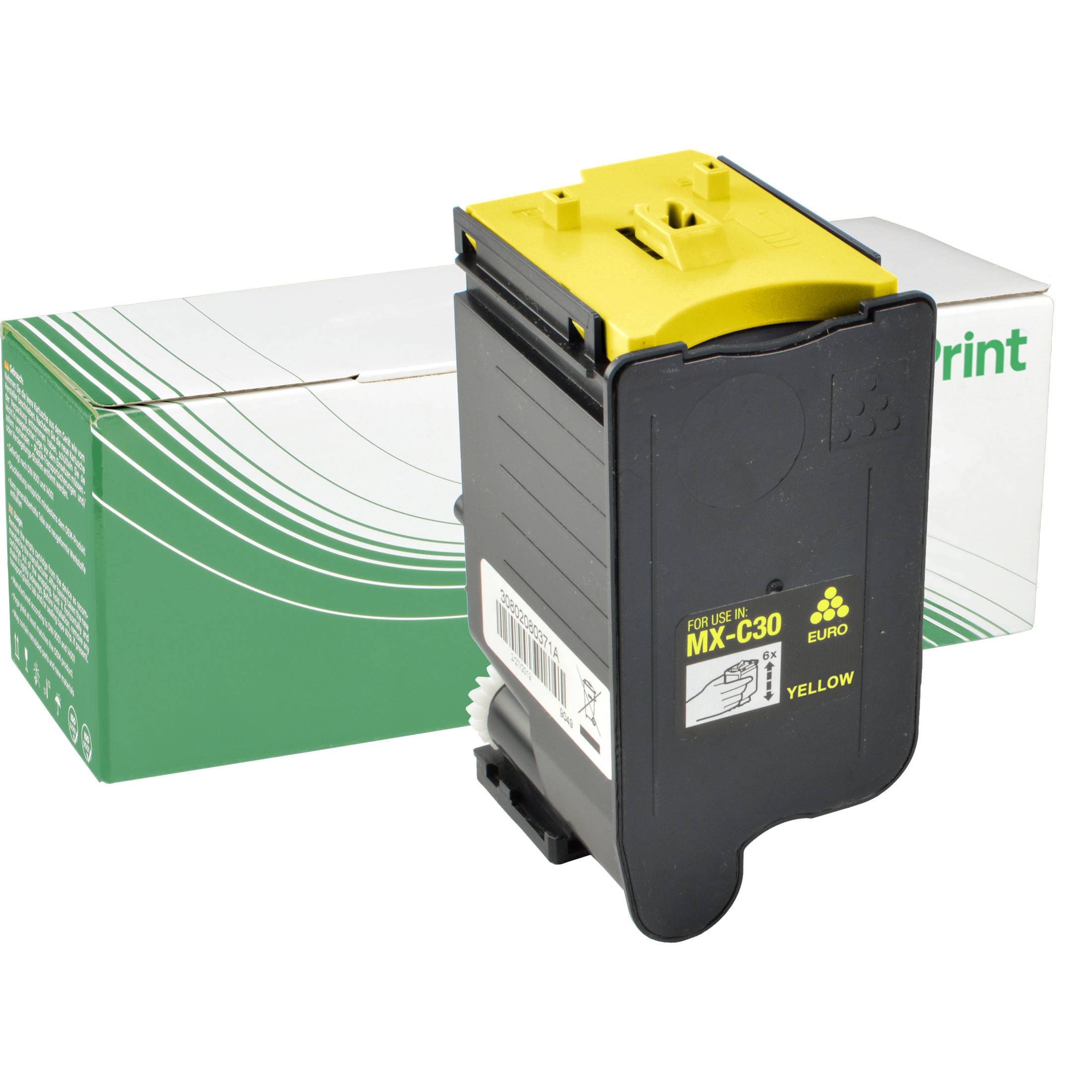 NexoPrint MX-C30GTY yellow Toner kompatibel mit Sharp MX-C302 w MX-C303 W MX-C304 W 6500 Seiten