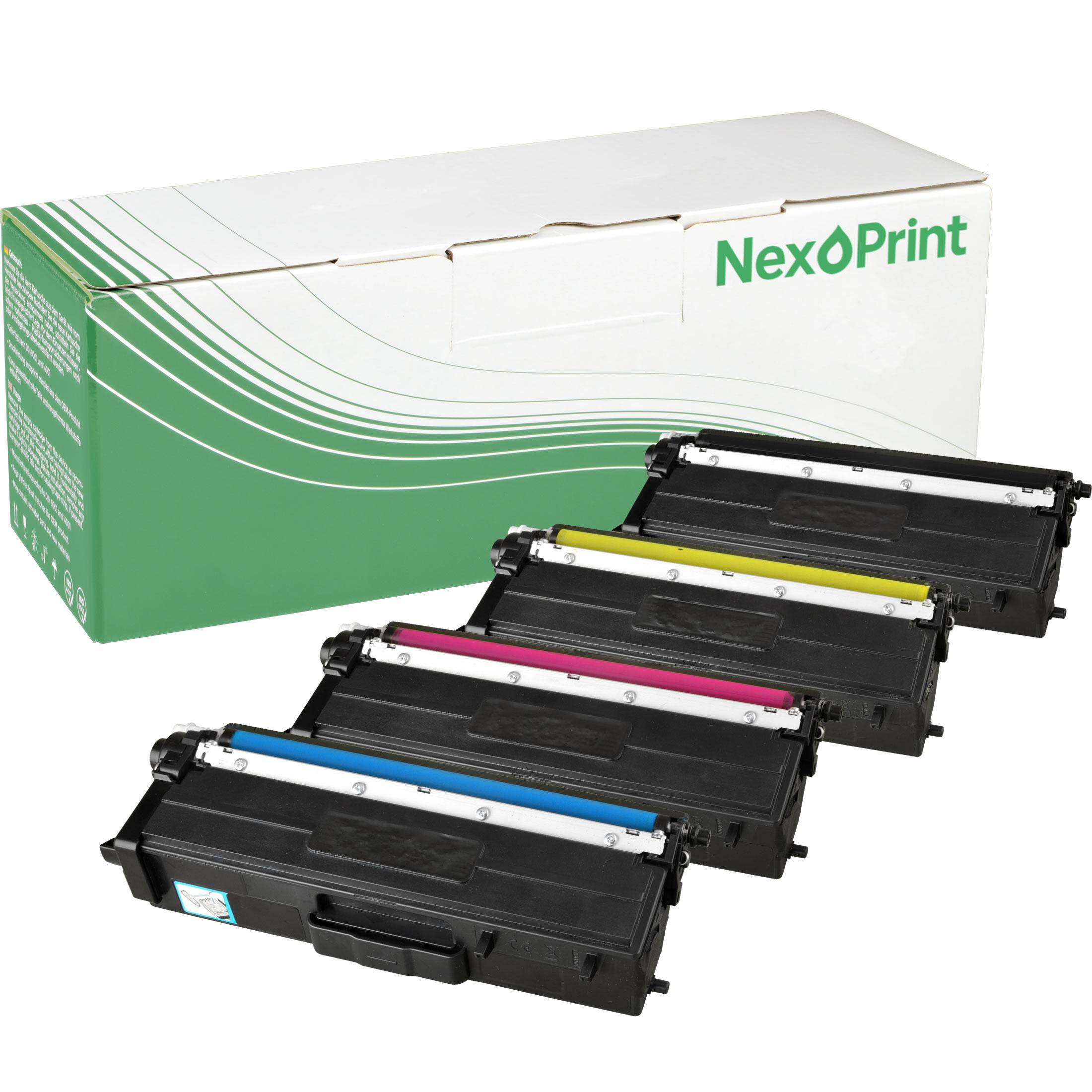NexoPrint TN-423 Multipack KCMY Toner kompatibel mit Brother HL-L8260CDW, HL-L8360CDW, MFC-L8690CDW, MFC-L8900CDW CMYK 20750 Seiten