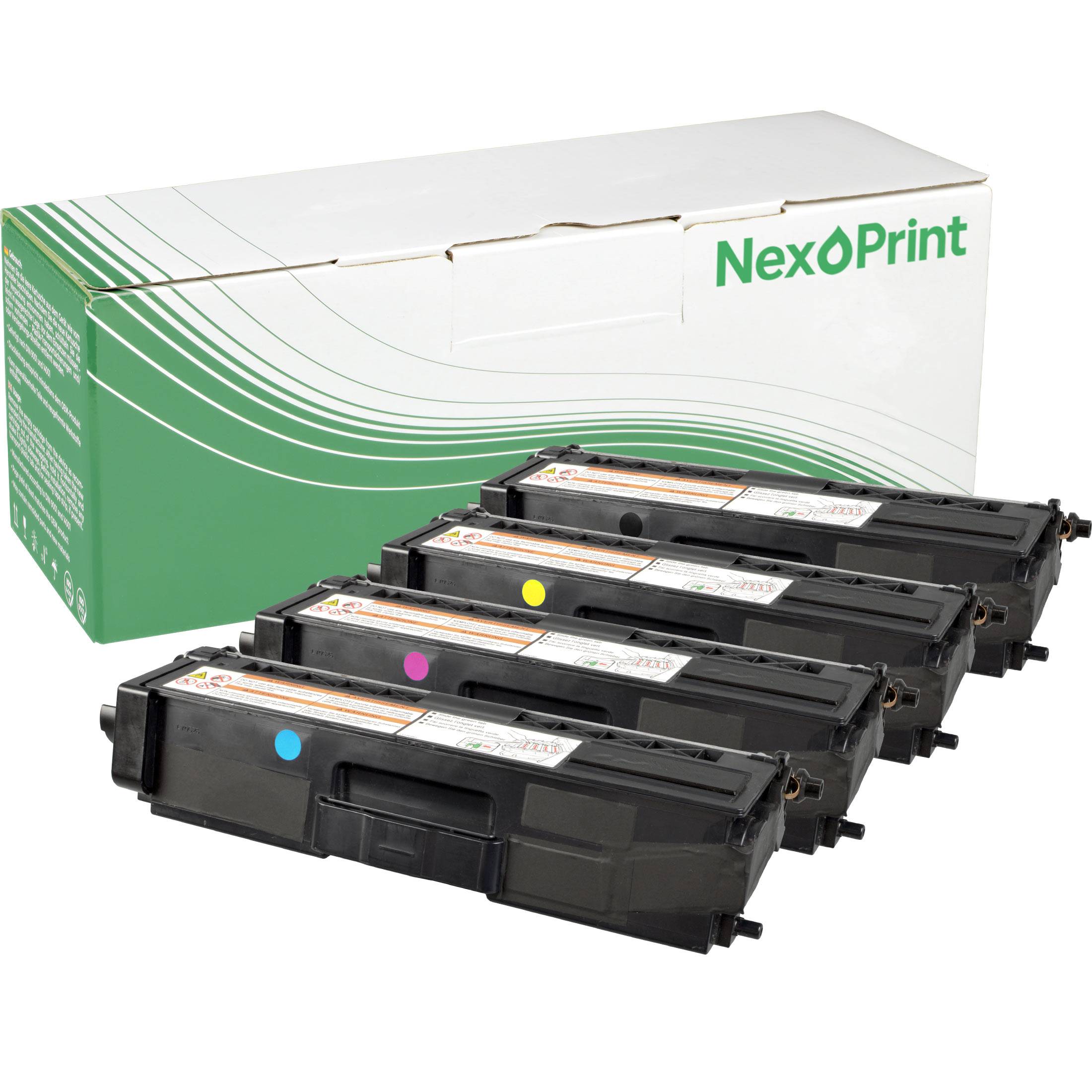 NexoPrint TN-910 Multipack KCMY Toner kompatibel mit Brother HL-L9310CDW, HL-L9310CDWT, MFC-L9570CDW, MFC-L9670CDN CMYK 40000 Seiten