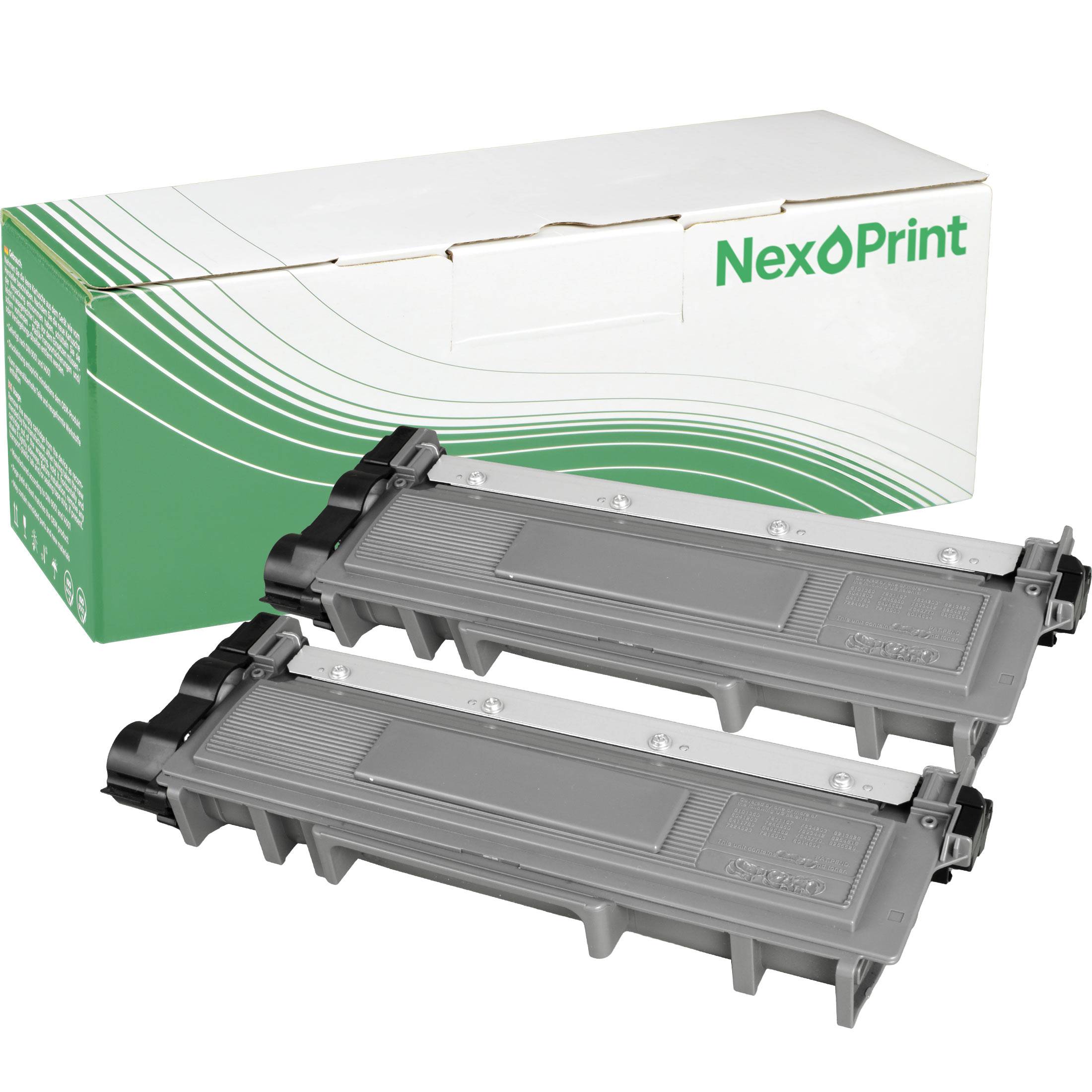 NexoPrint TN-2320 Doppelpack schwarz Toner kompatibel mit Brother HL-L 2300 D HL-L 2320 D HL-L 2321 D schwarz 5800 Seiten